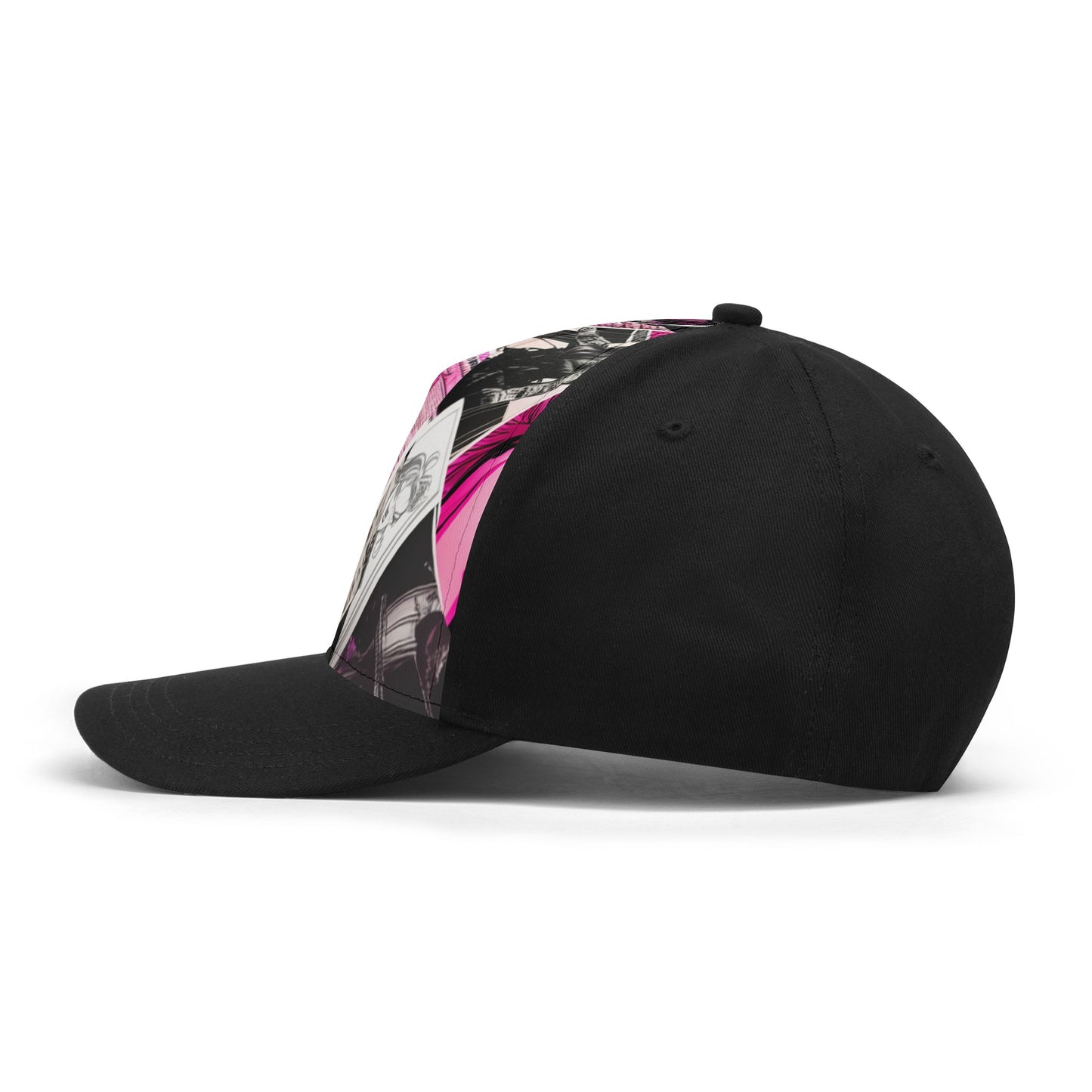 Comic Purple Front Printing Casual Baseball Caps