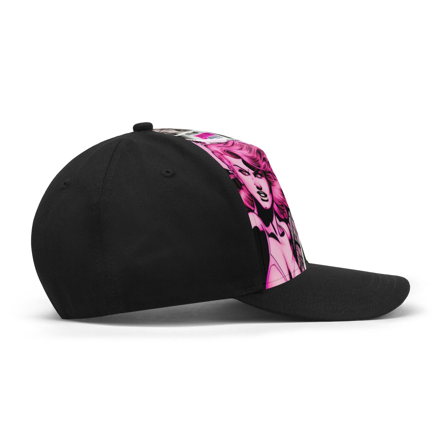 Comic Purple Front Printing Casual Baseball Caps