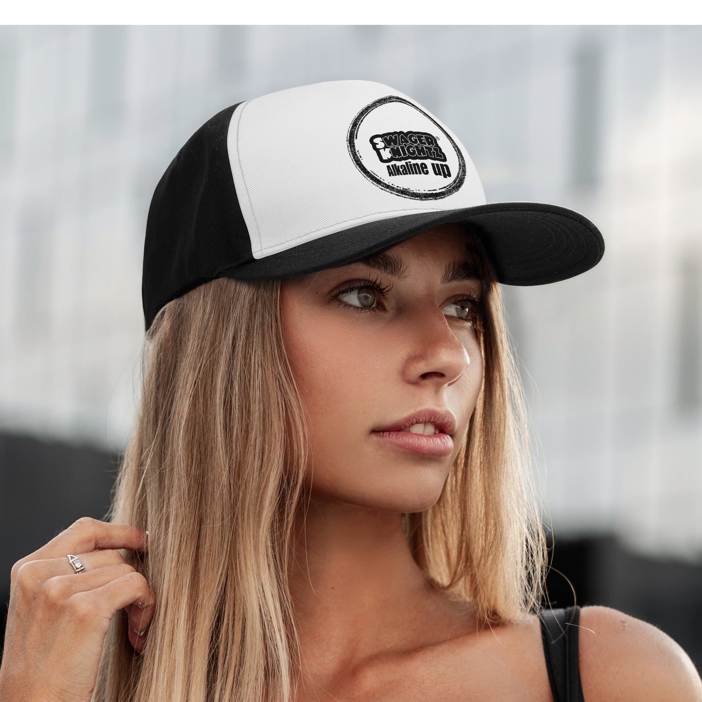 Sk Alkaline Up- Front Printing Casual Baseball Caps