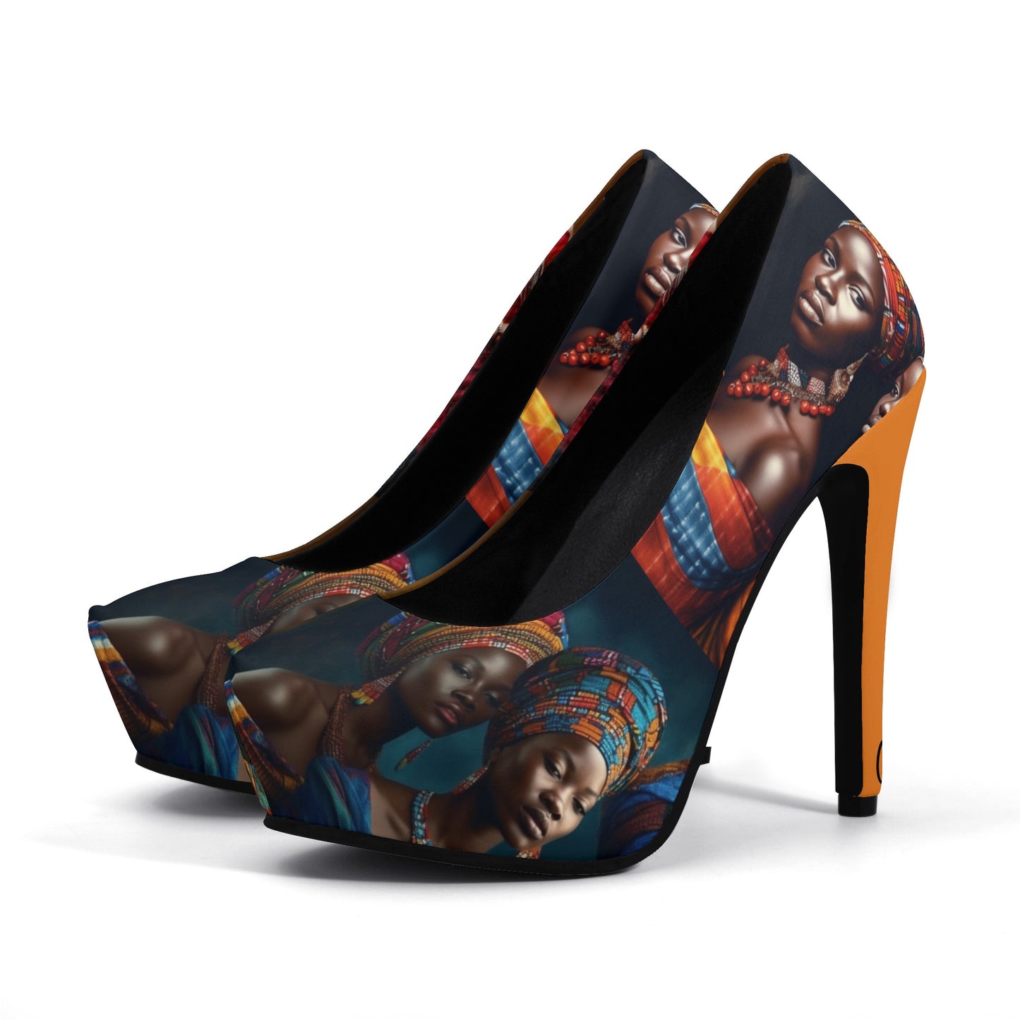 Cultured Heels ‘Moringa’- Womens Platform Pumps 5 Inch High Heels