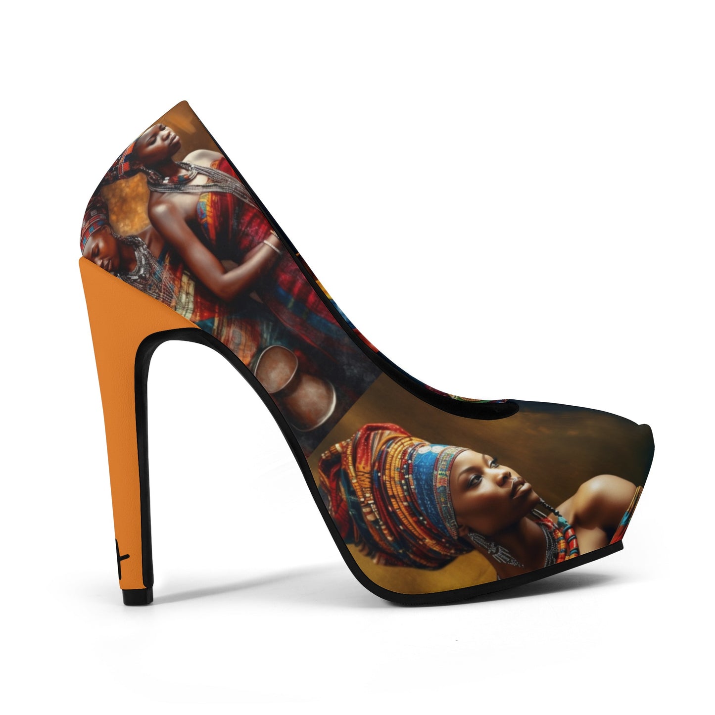 Cultured Heels ‘Moringa’- Womens Platform Pumps 5 Inch High Heels