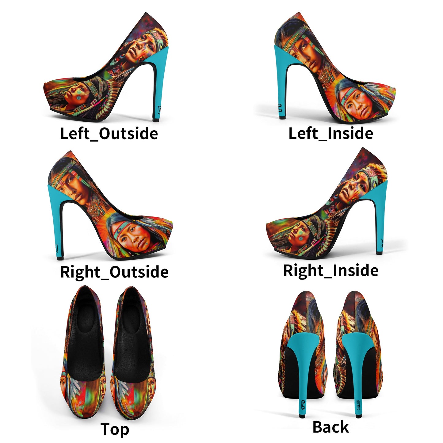 Cultured Heels ‘Dioscorea Villosa’- Women Platform Pumps 5 Inch High Heels