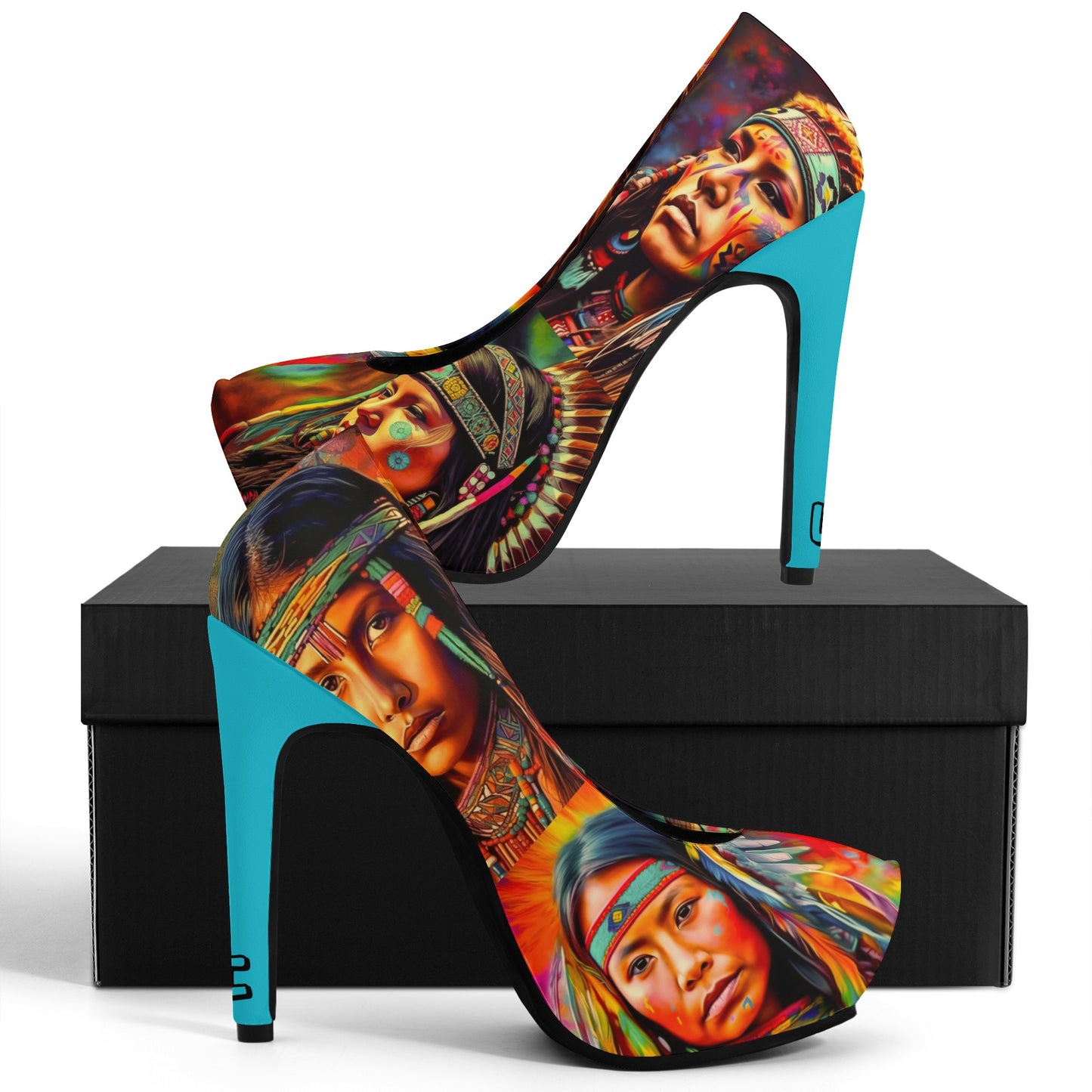 Cultured Heels ‘Dioscorea Villosa’- Women Platform Pumps 5 Inch High Heels