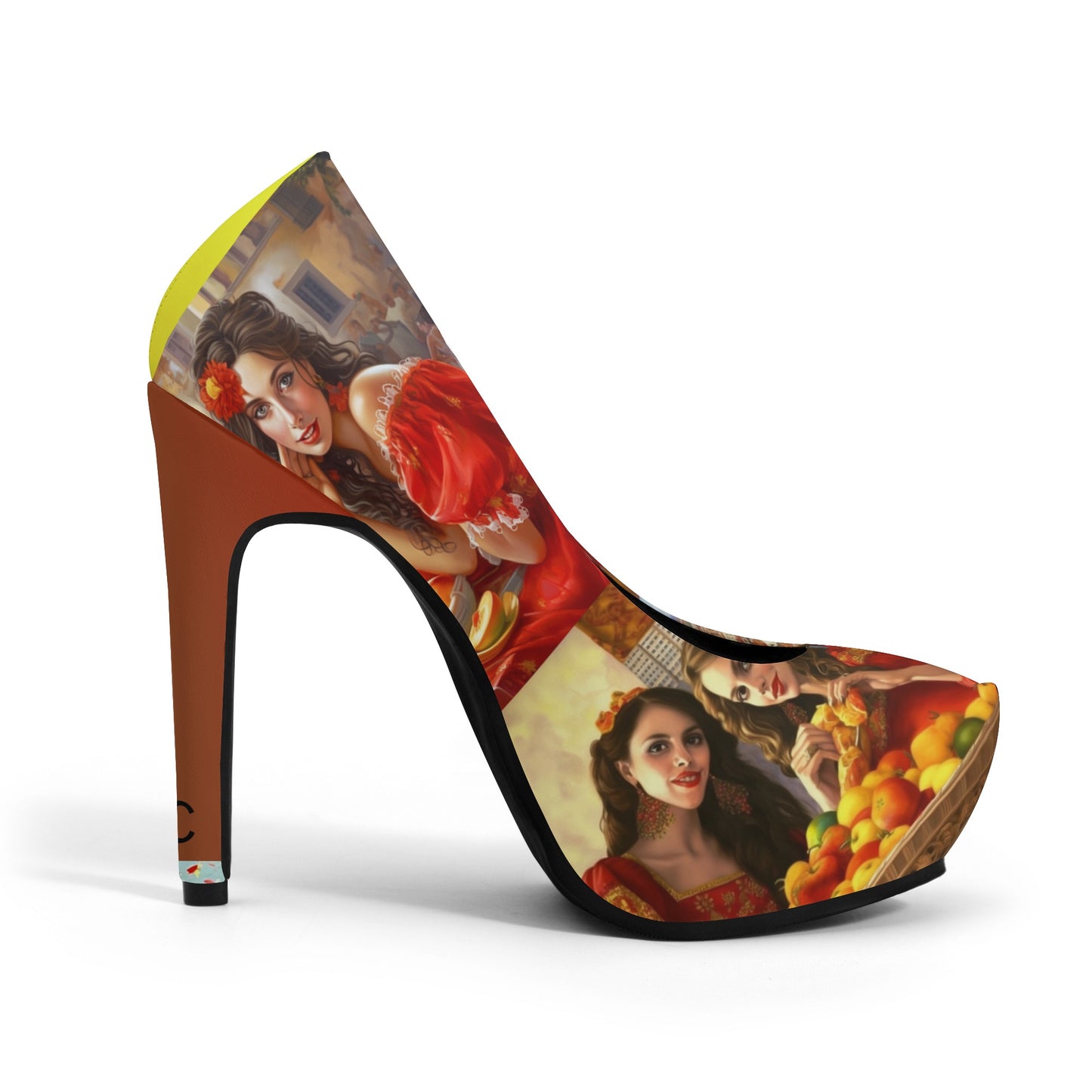 Cultured Heels ‘Valeriana’- Womens Platform Pumps 5 Inch High Heels