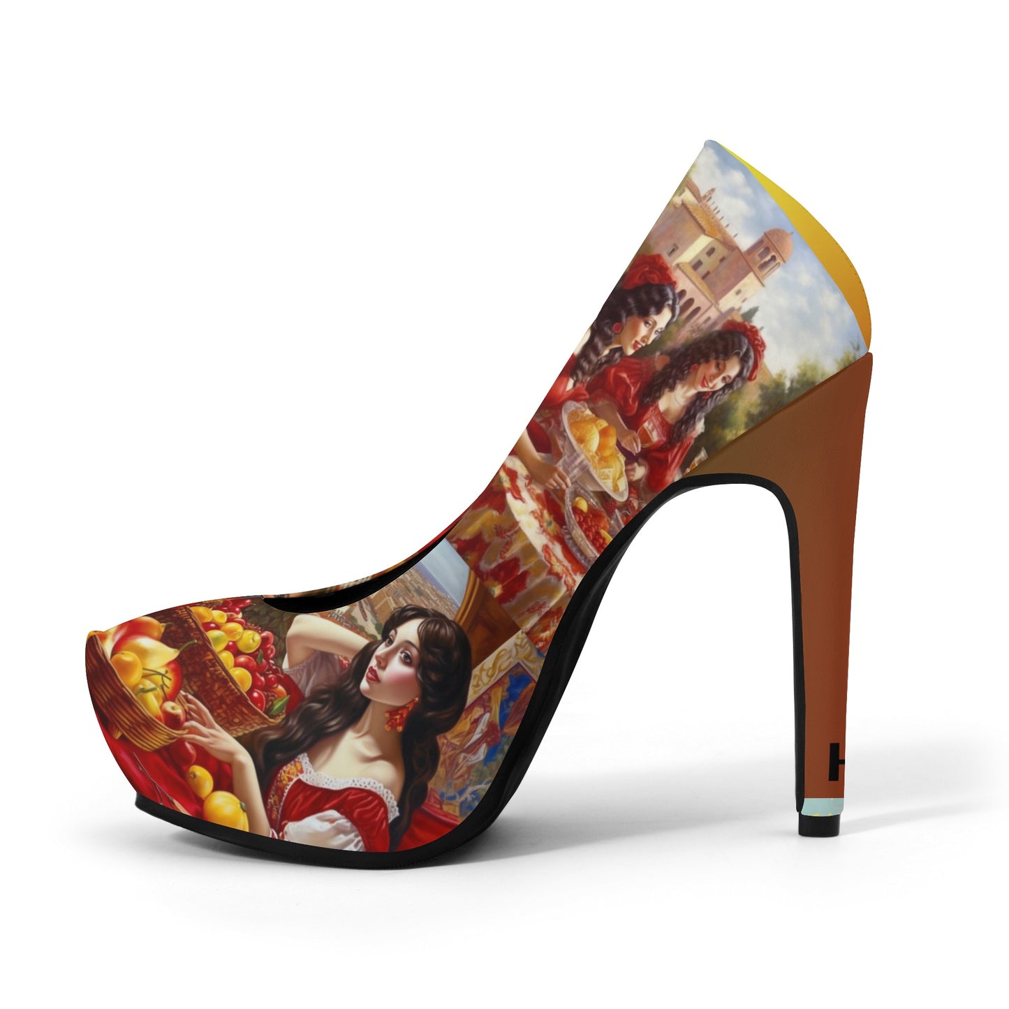 Cultured Heels ‘Valeriana’- Womens Platform Pumps 5 Inch High Heels