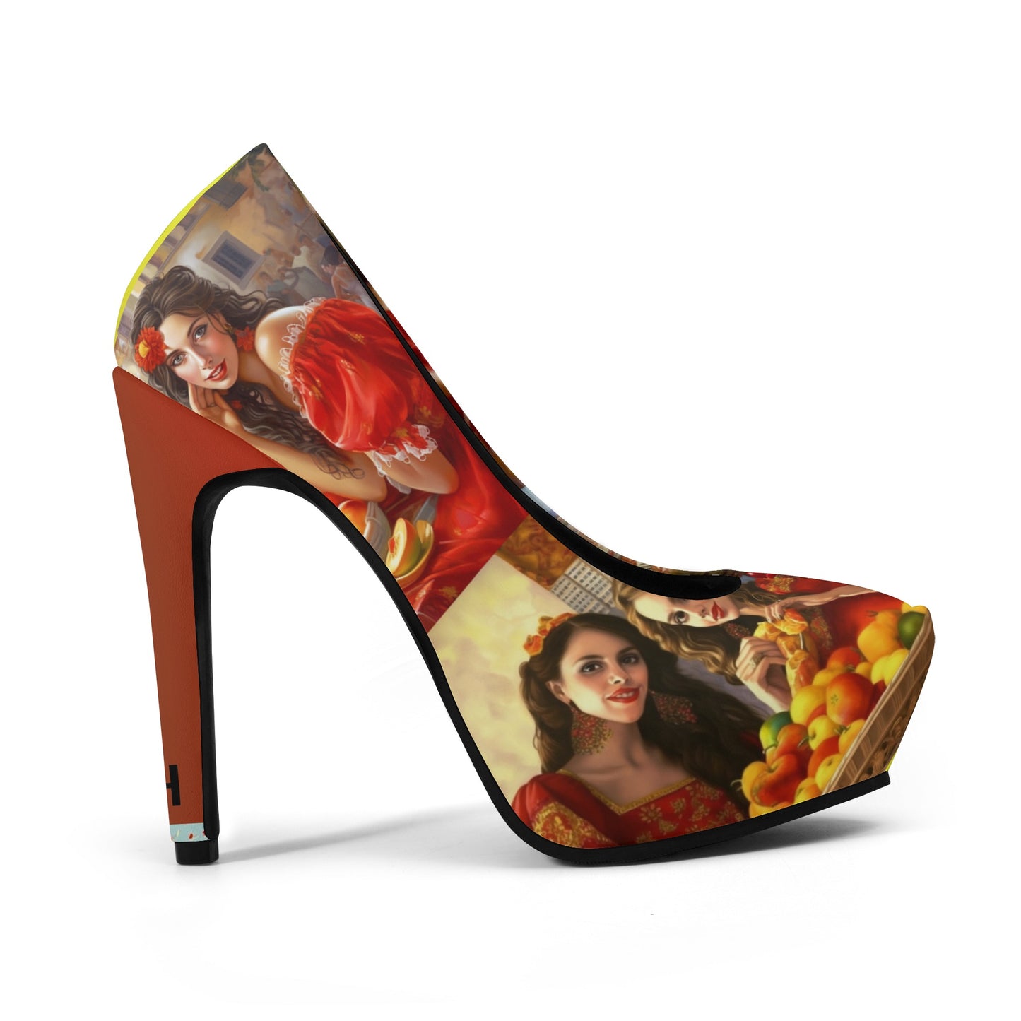 Cultured Heels ‘Valeriana’- Womens Platform Pumps 5 Inch High Heels