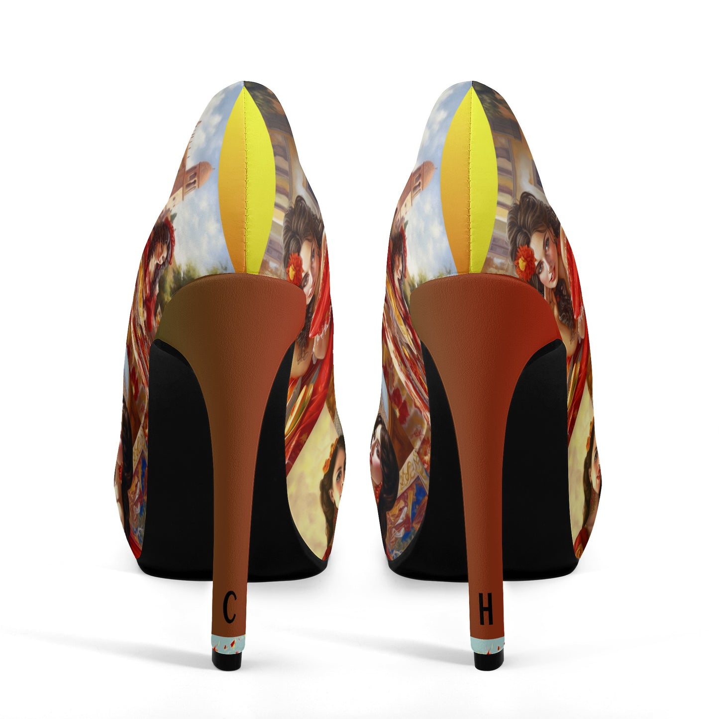 Cultured Heels ‘Valeriana’- Womens Platform Pumps 5 Inch High Heels