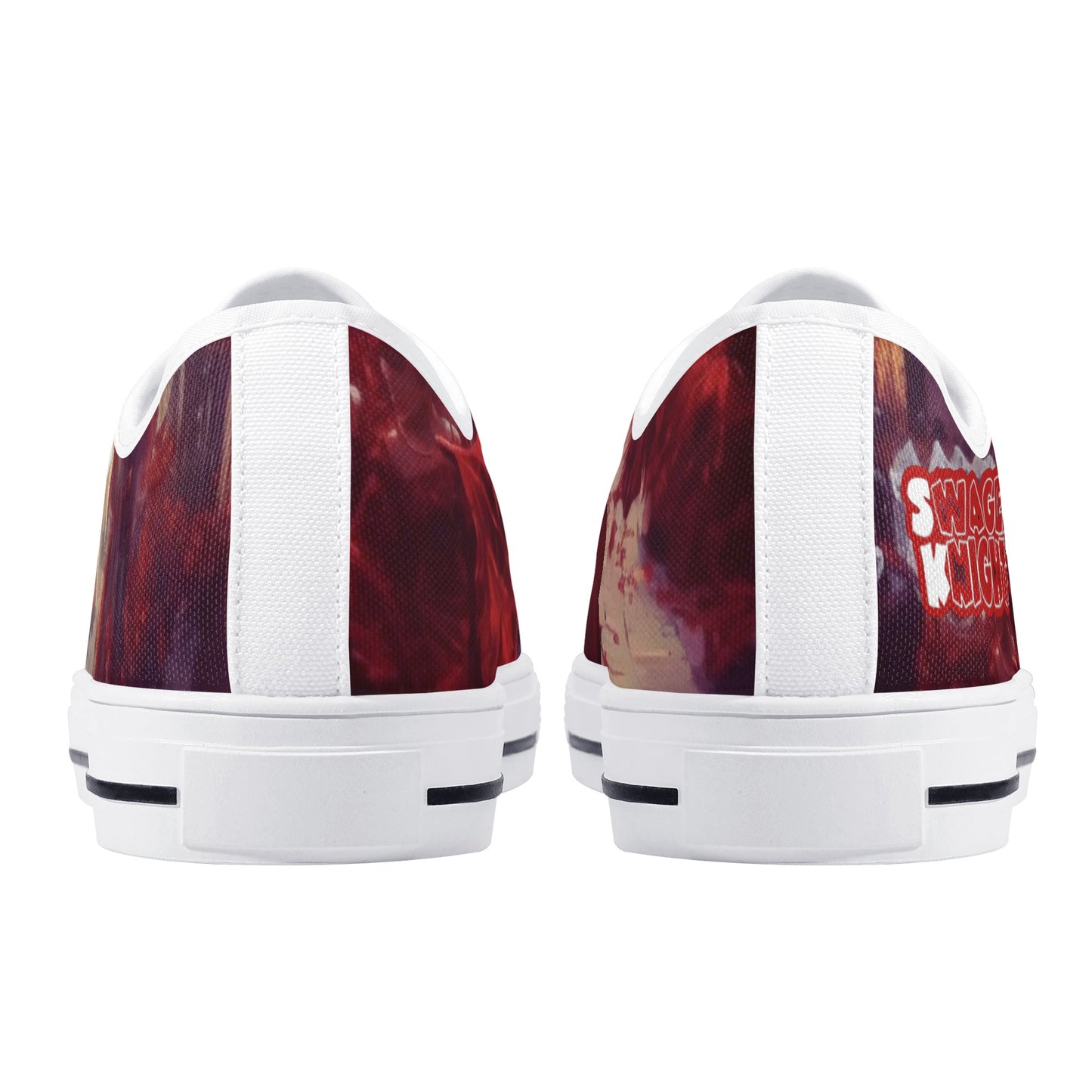 Moorish Rose Swager Knightz- Mens Low Top Canvas Shoes