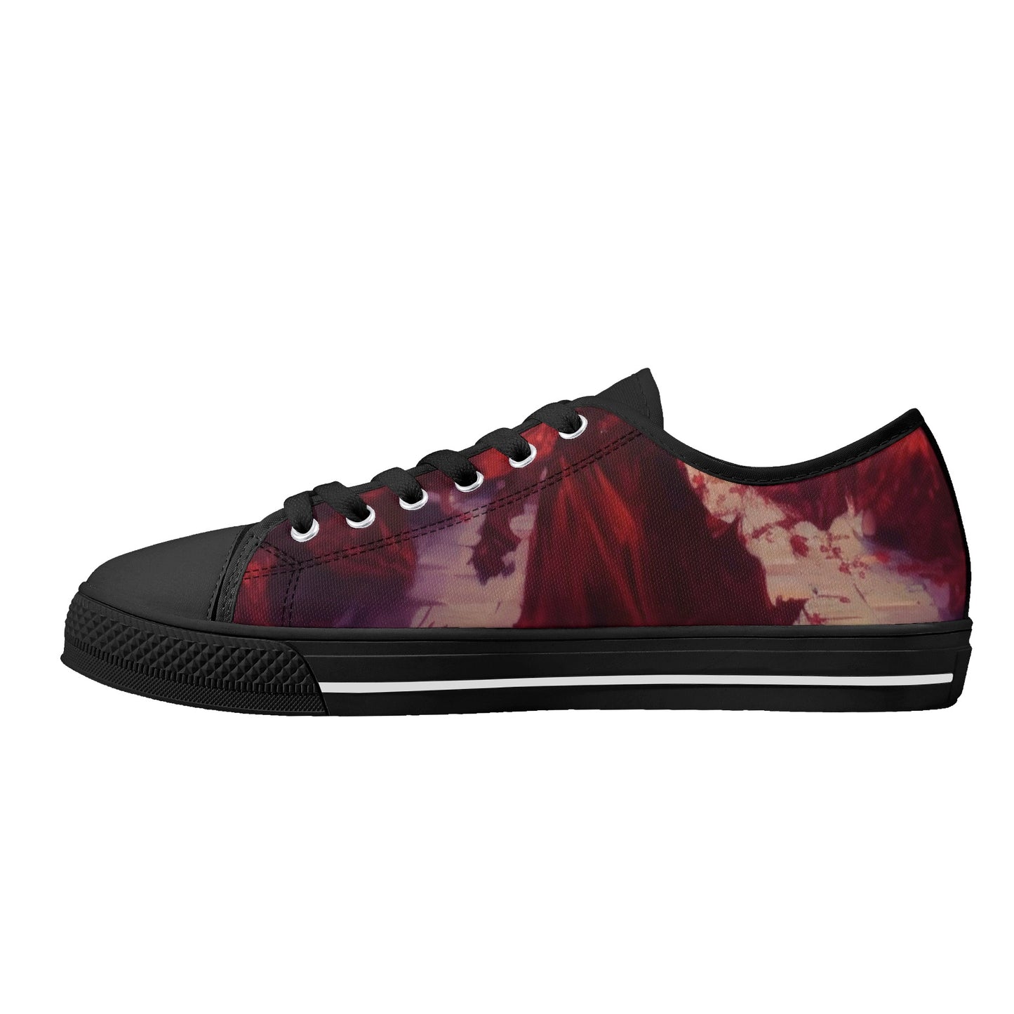 Moorish Rose Swager Knightz- Mens Low Top Canvas Shoes