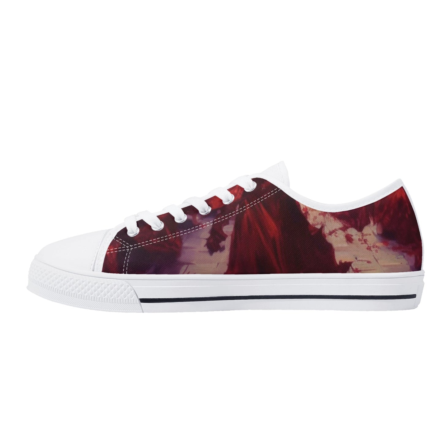 Moorish Rose Swager Knightz- Mens Low Top Canvas Shoes