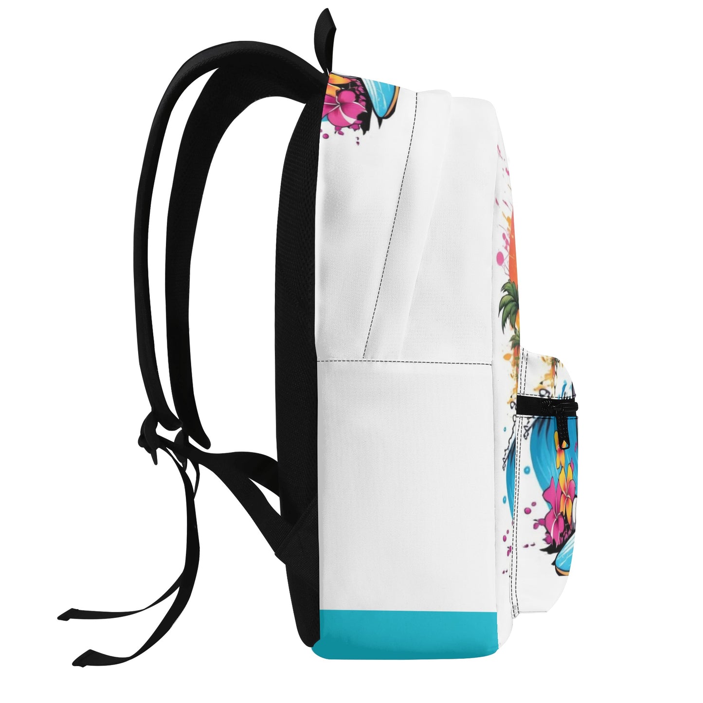 "KD the surf dog" All Over Print Polyester Vintage Backpack