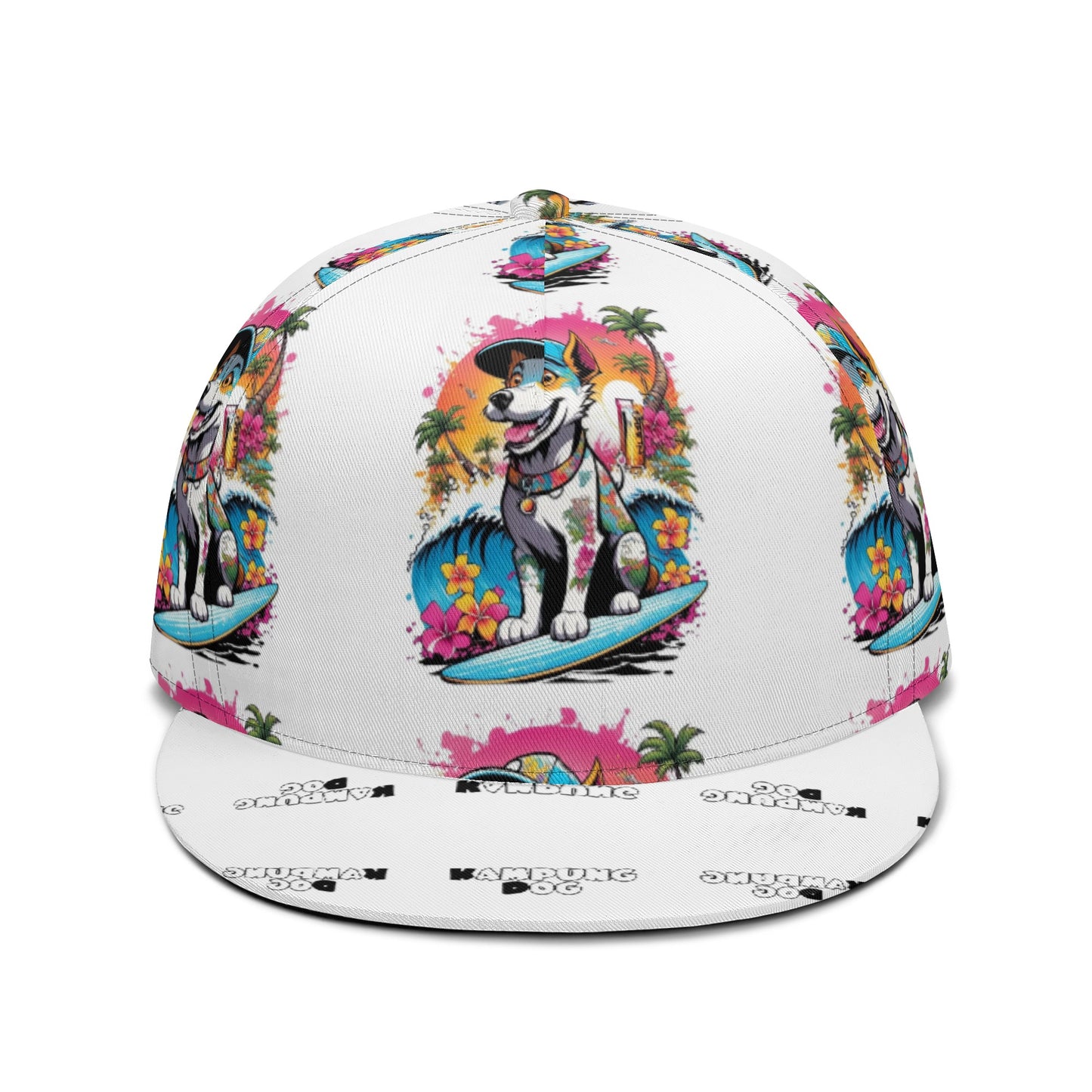 "KD the Surf dog" All Over Printing Classic Snapbacks