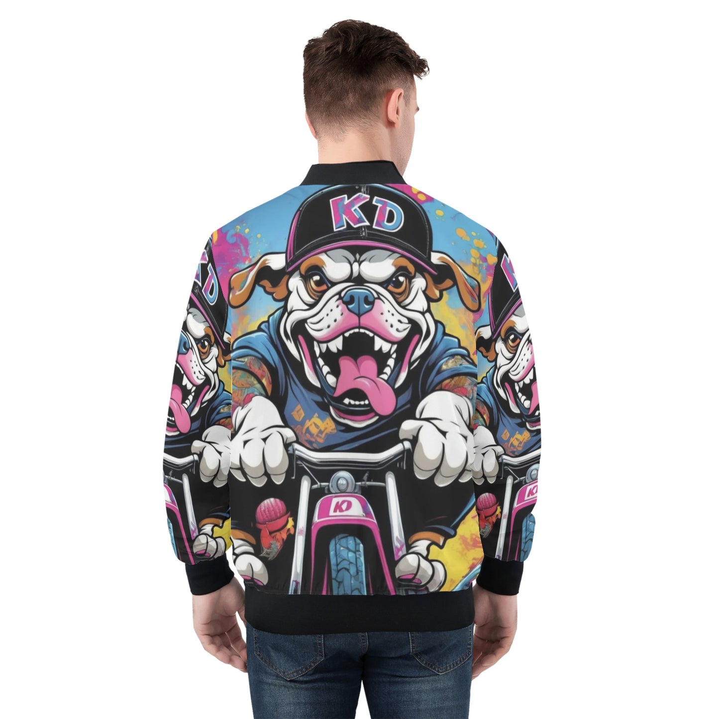 "KD Rollin" Unisex All Over Print Zip Bomber Jacket