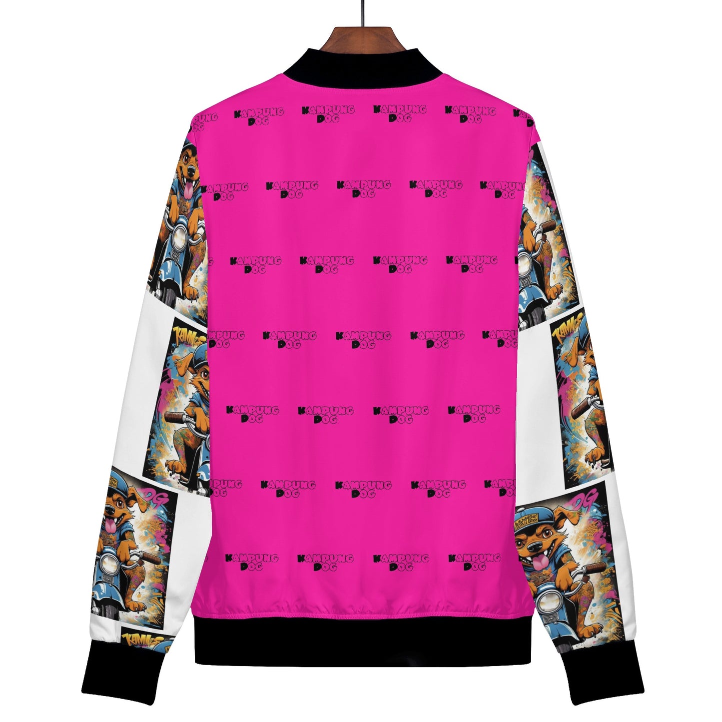 "KD Chilli" Unisex Zip Up Print Bomber Jacket