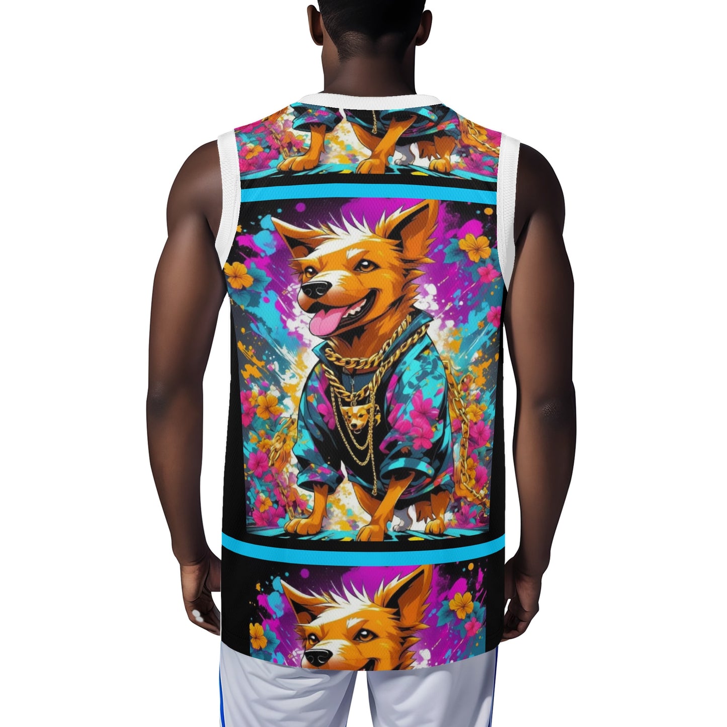 "Saturday, Cedric" All Over Print Basketball Jersey Tank Top