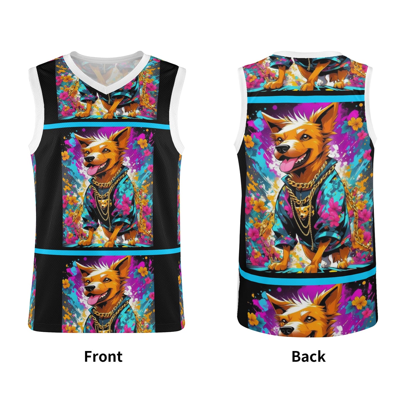 "Saturday, Cedric" All Over Print Basketball Jersey Tank Top