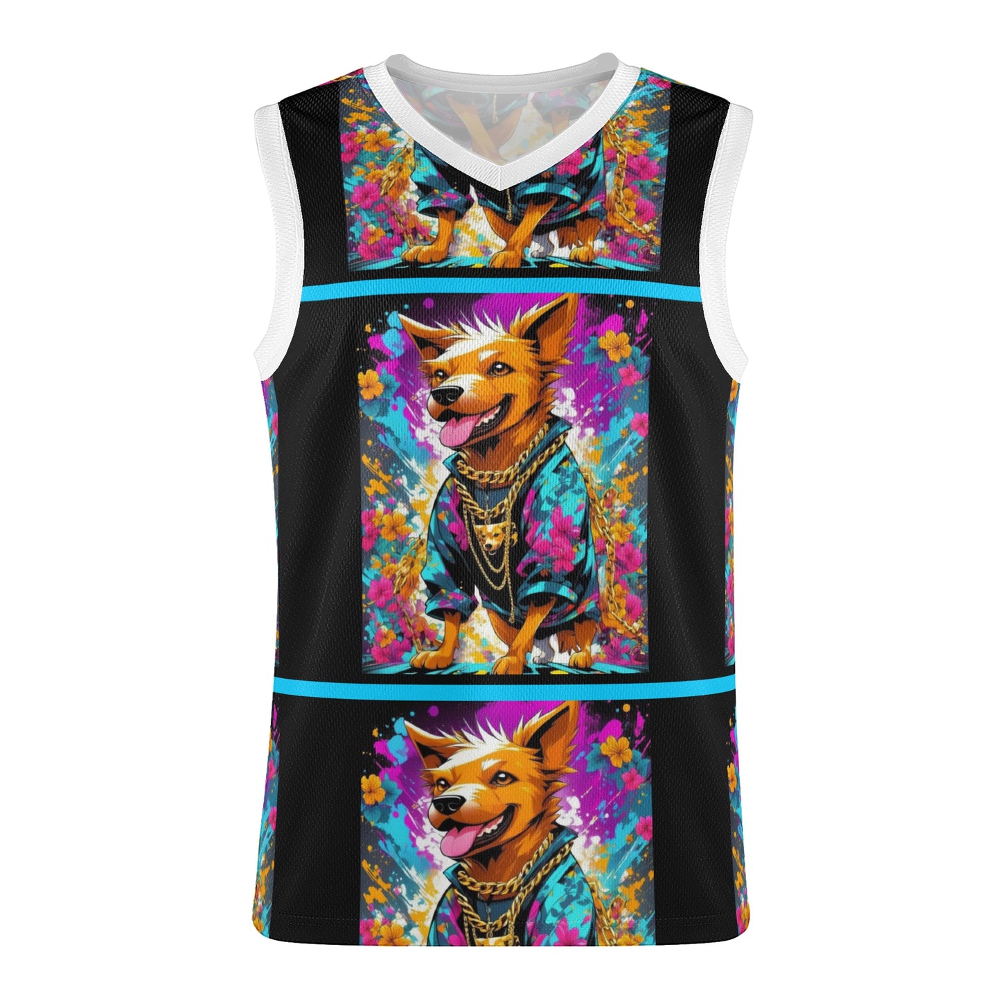"Saturday, Cedric" All Over Print Basketball Jersey Tank Top