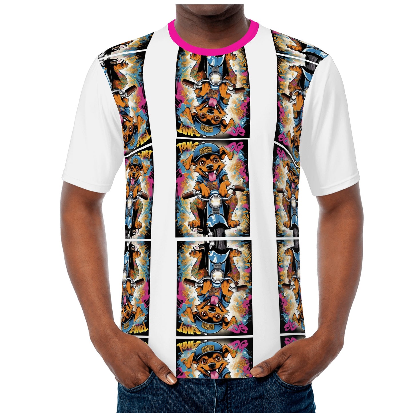 "KD Ride out" All Over Print Fitted Asian Size T-shirts