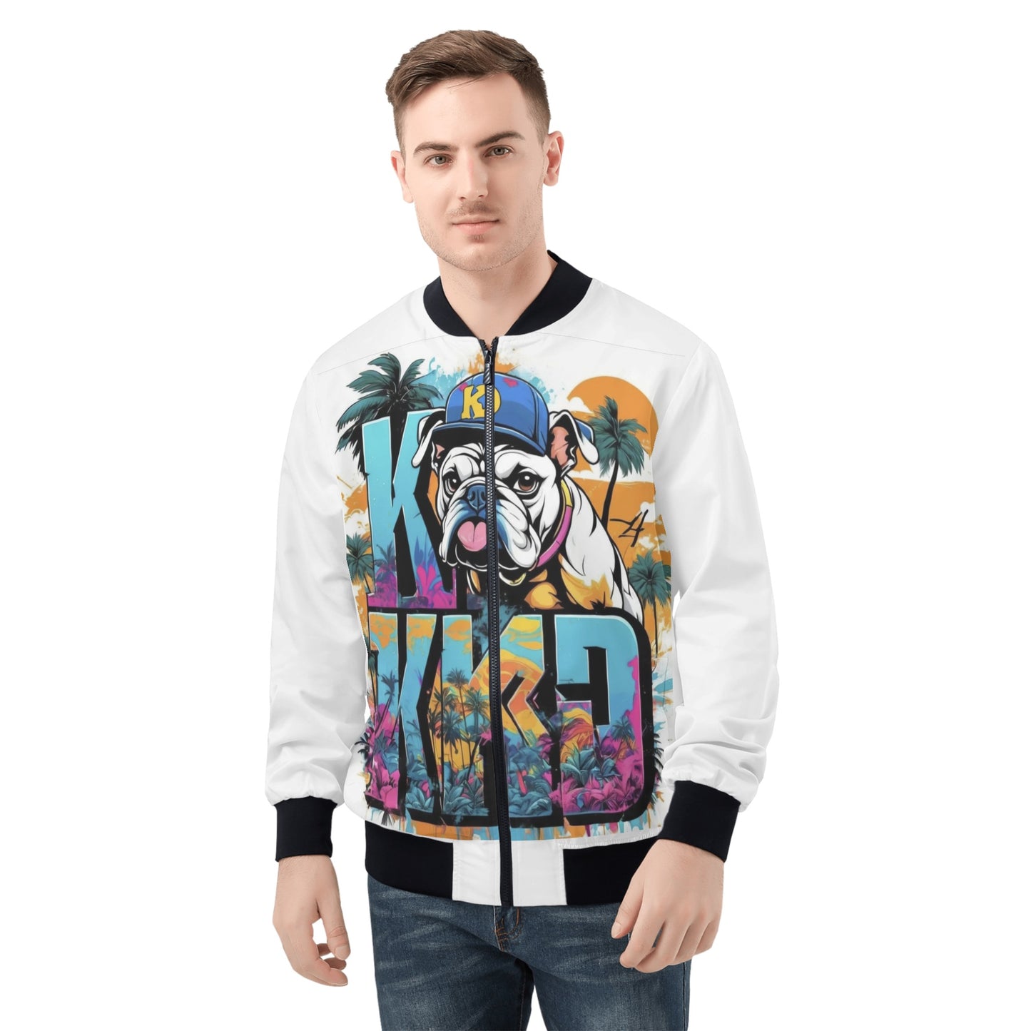 "KD BIG DAWG" Unisex All Over Print Zip Bomber Jacket