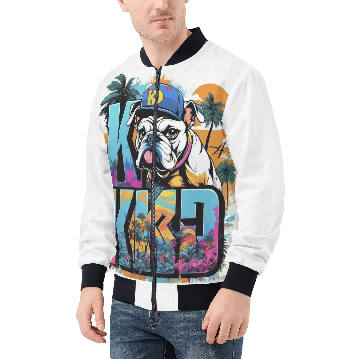 "KD BIG DAWG" Unisex All Over Print Zip Bomber Jacket