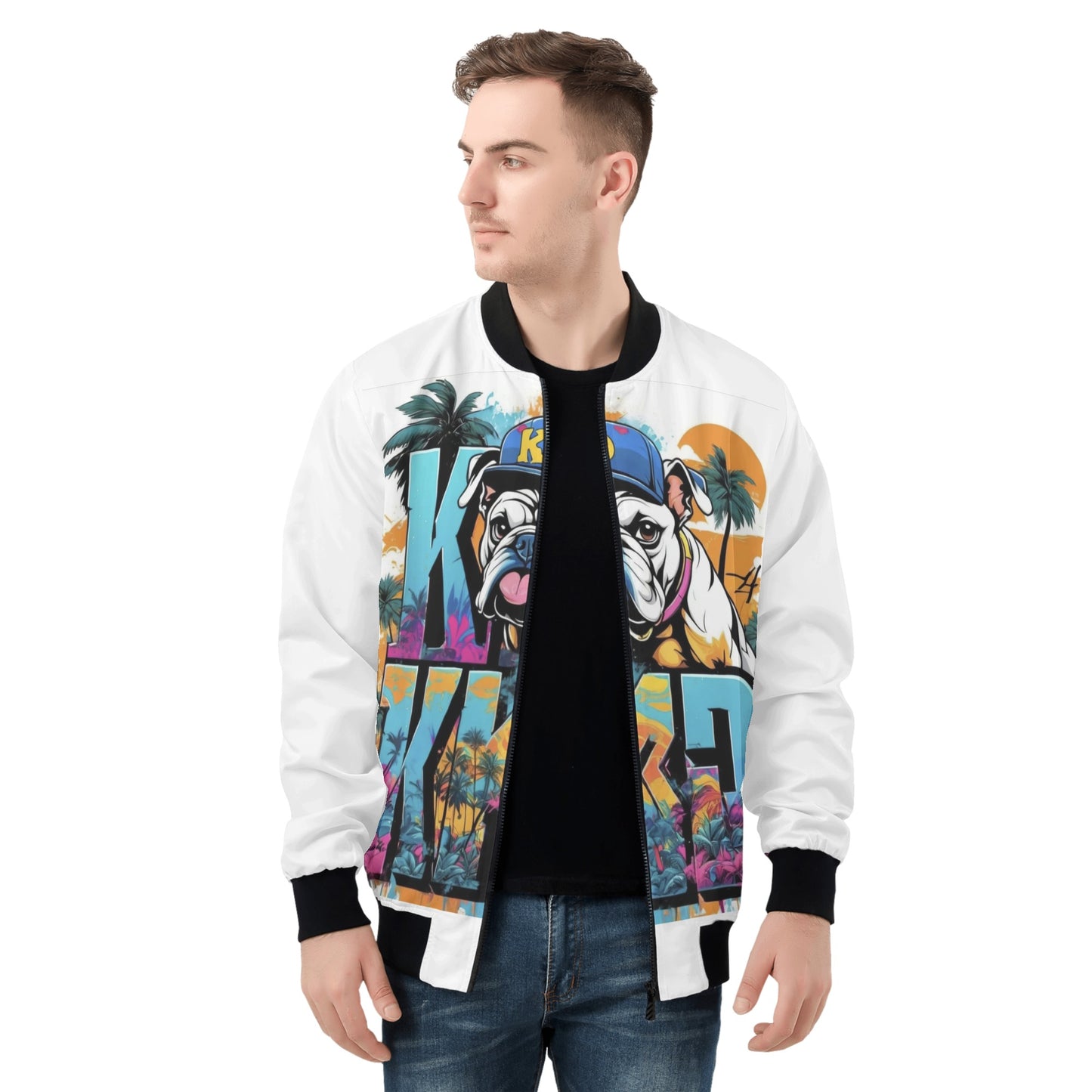 "KD BIG DAWG" Unisex All Over Print Zip Bomber Jacket