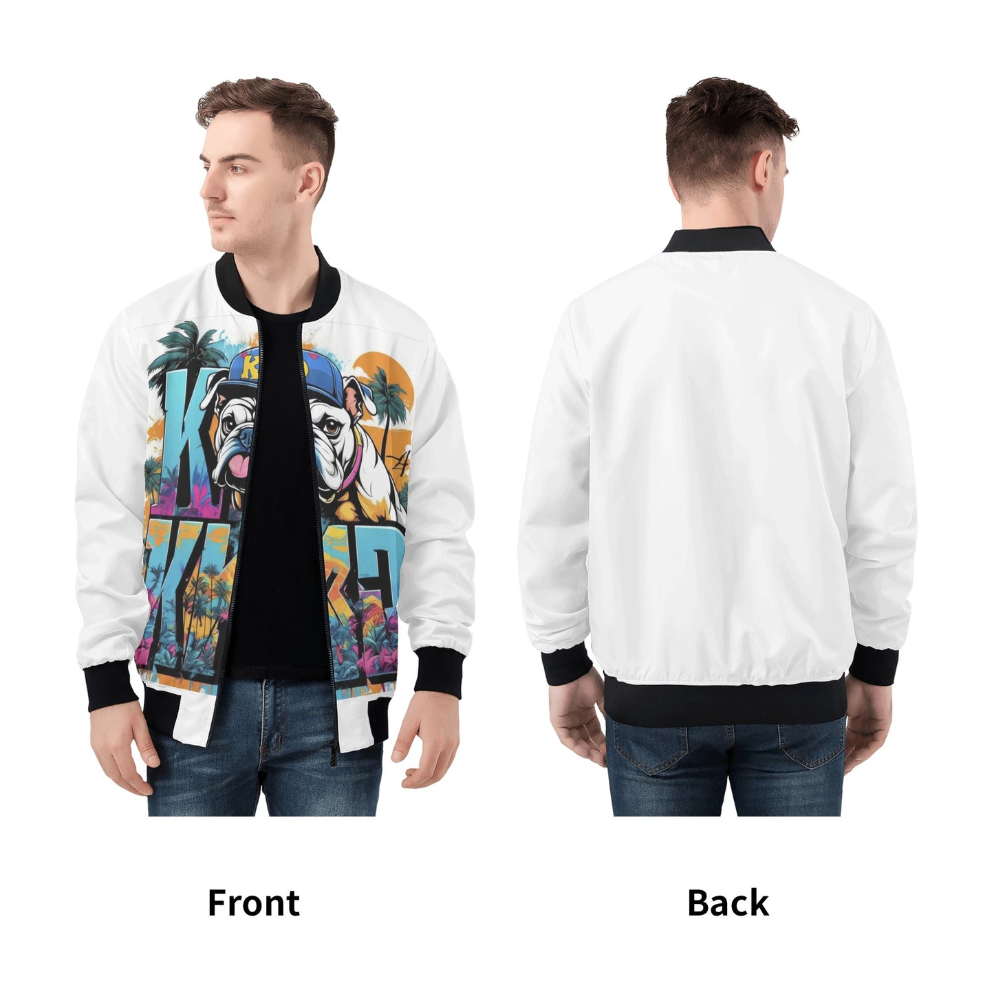 "KD BIG DAWG" Unisex All Over Print Zip Bomber Jacket
