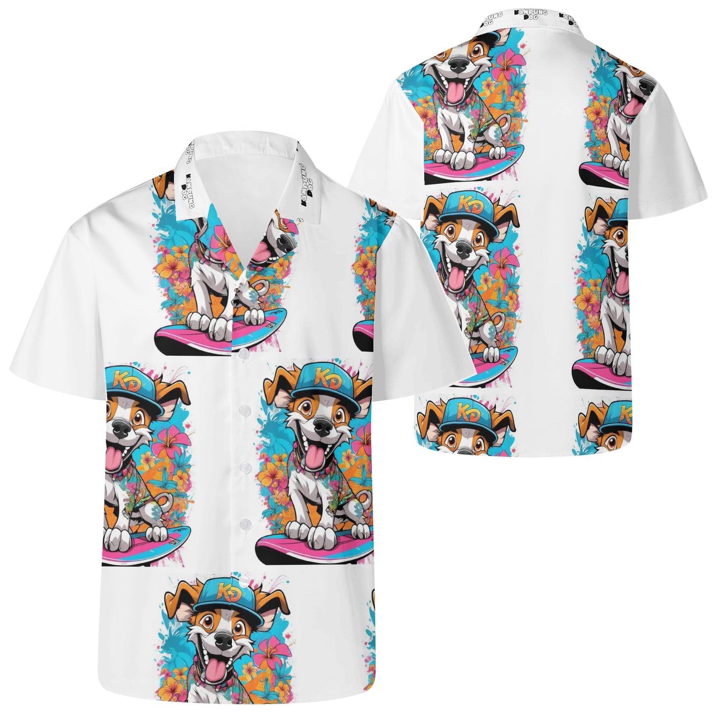 "KD Joe" All Over Print Casual Hawaiian Shirt