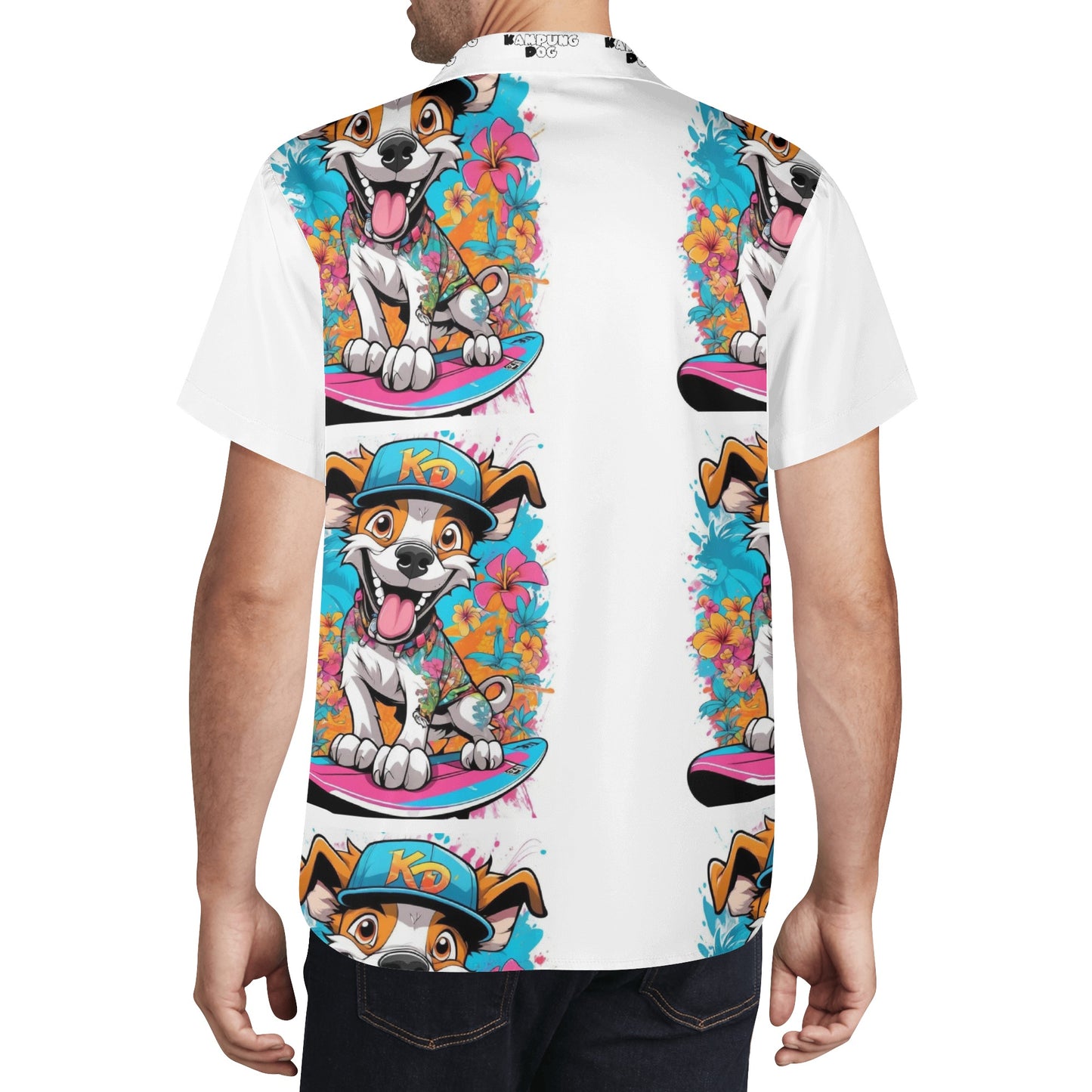 "KD Joe" All Over Print Casual Hawaiian Shirt