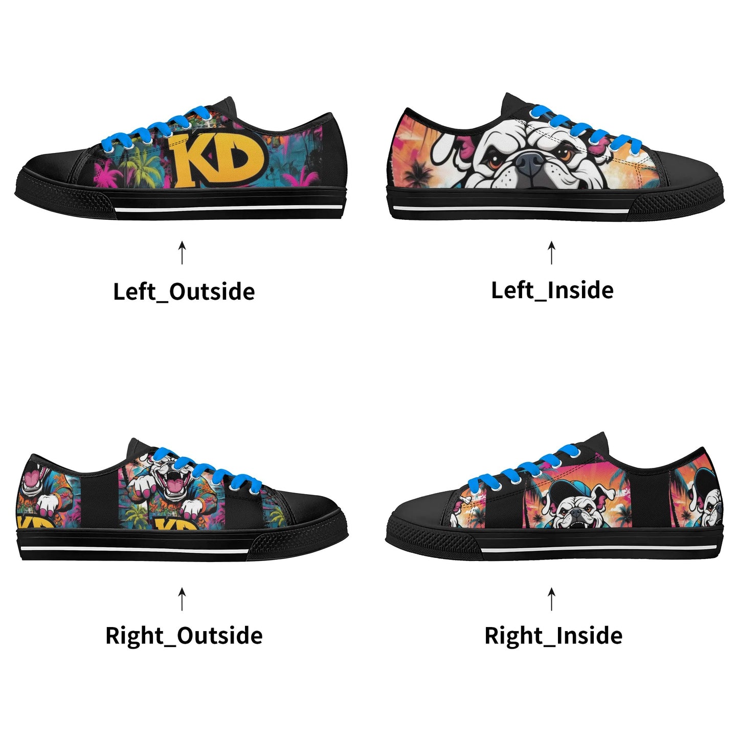 KD "LowMangs" Top Canvas Shoes