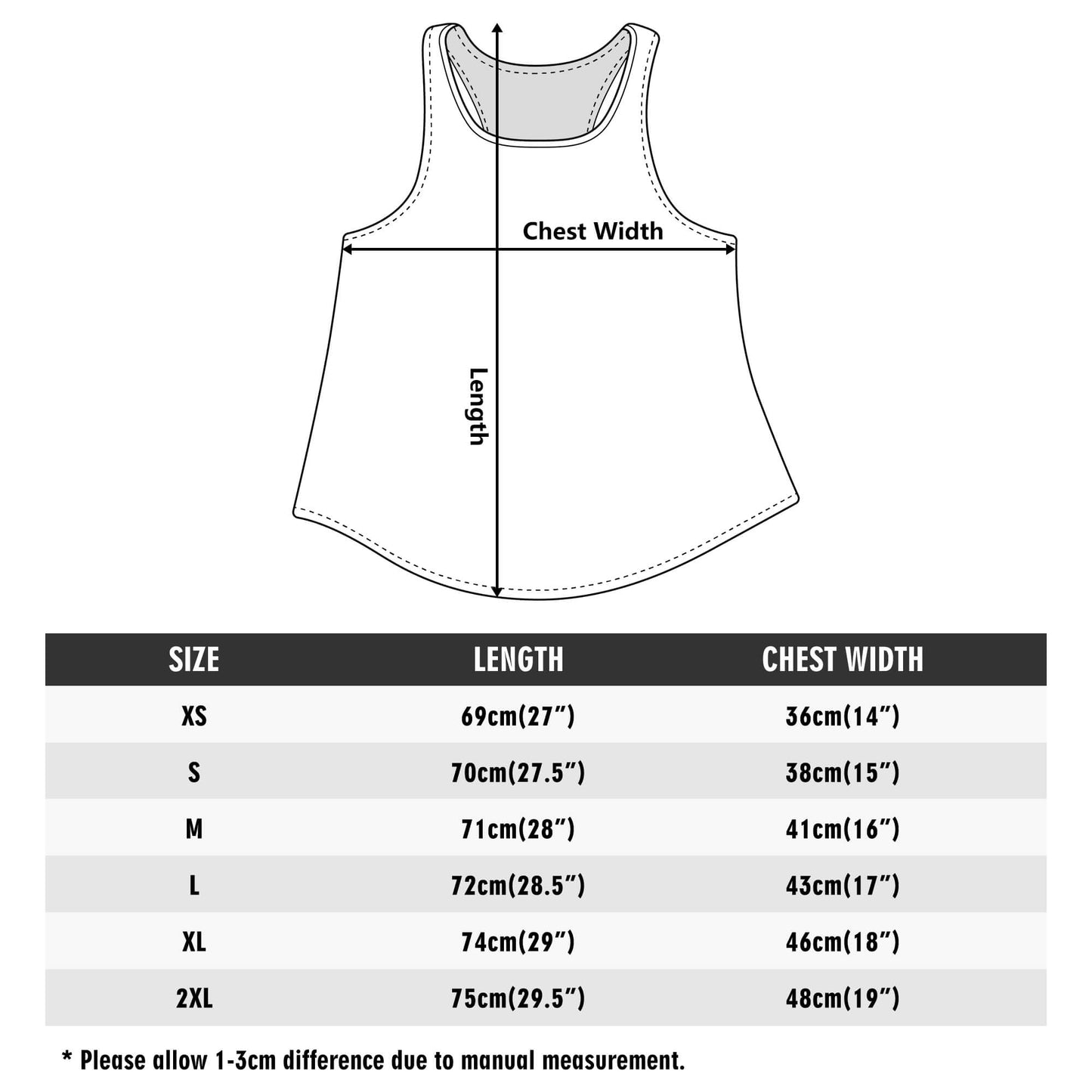 "KD Bottom Line" Womens All Over Print Loose Tank Tops