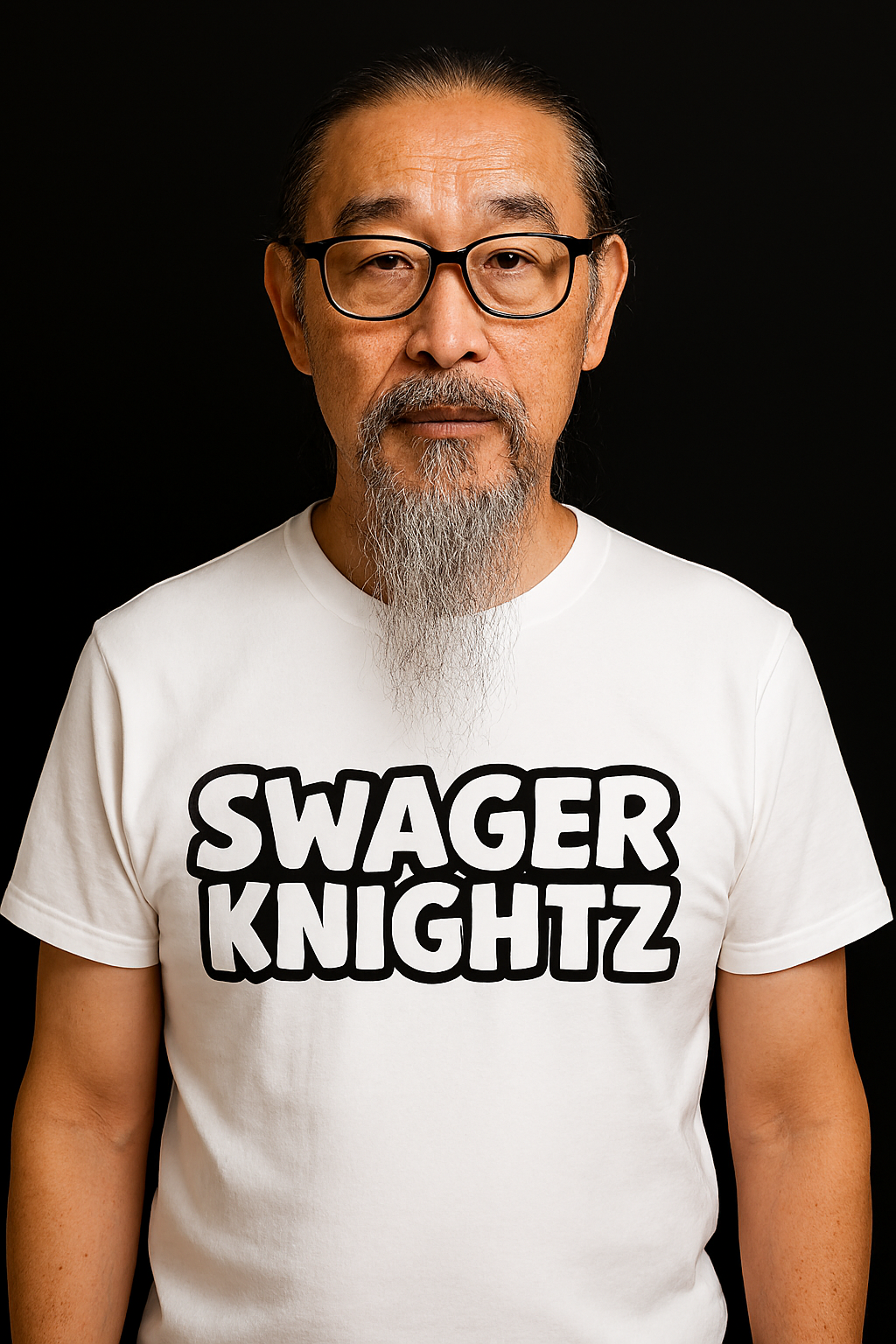 Sk White & Blk Mens All Over Print Classic T-Shirt