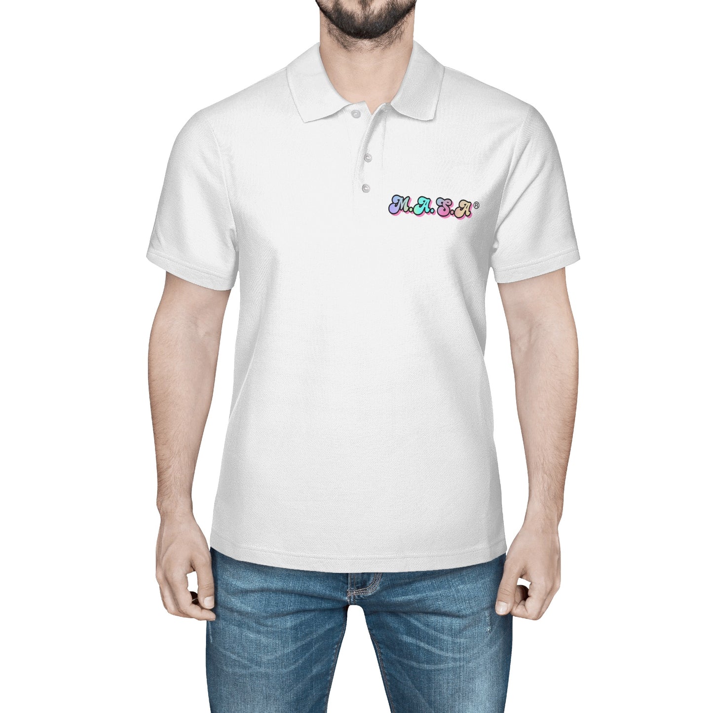 Moe Ager Show apparel 'M.A.S.A' Polo