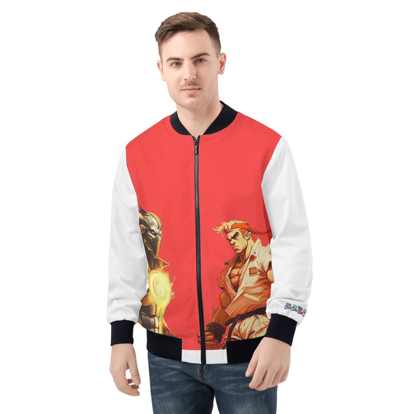 'Scorpion & Ken' Men's Bomber Jacket