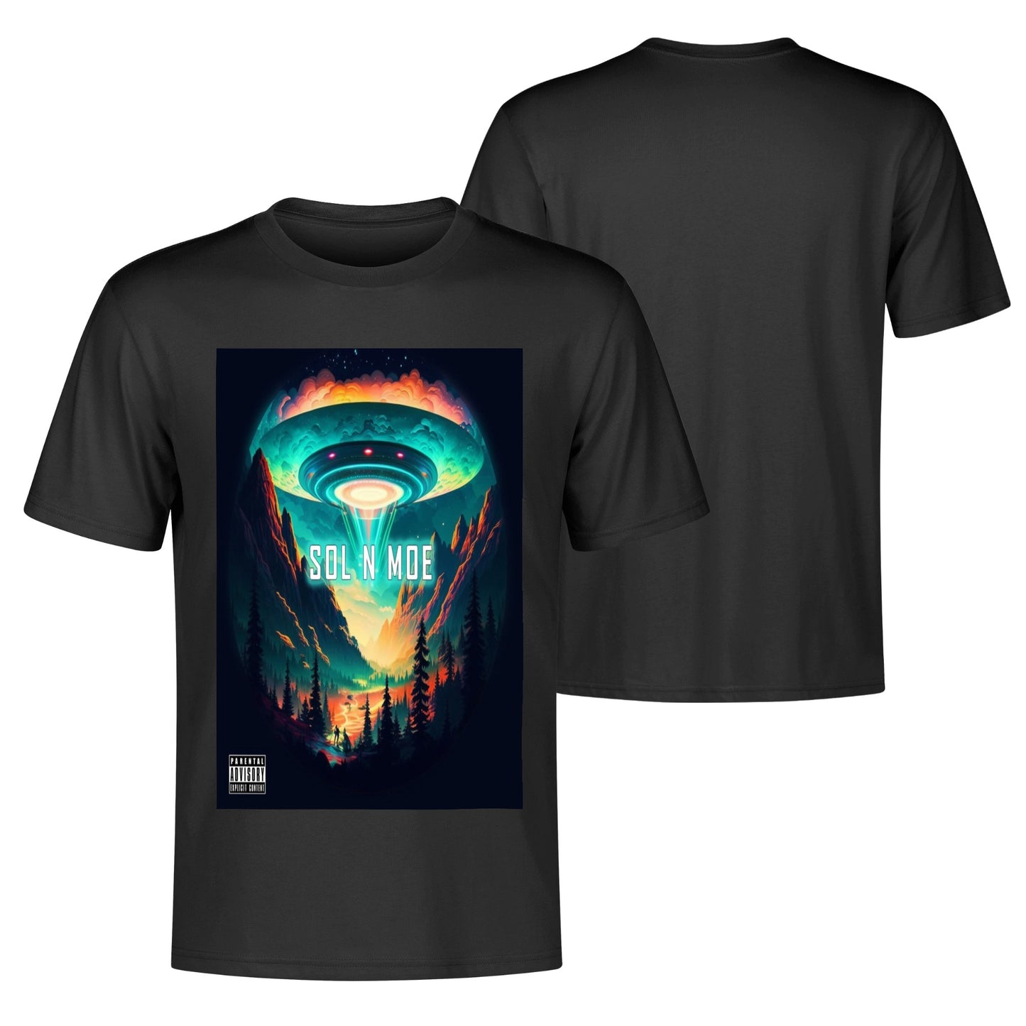Sol n Moe-Cotton Front Back Printing T Shirt