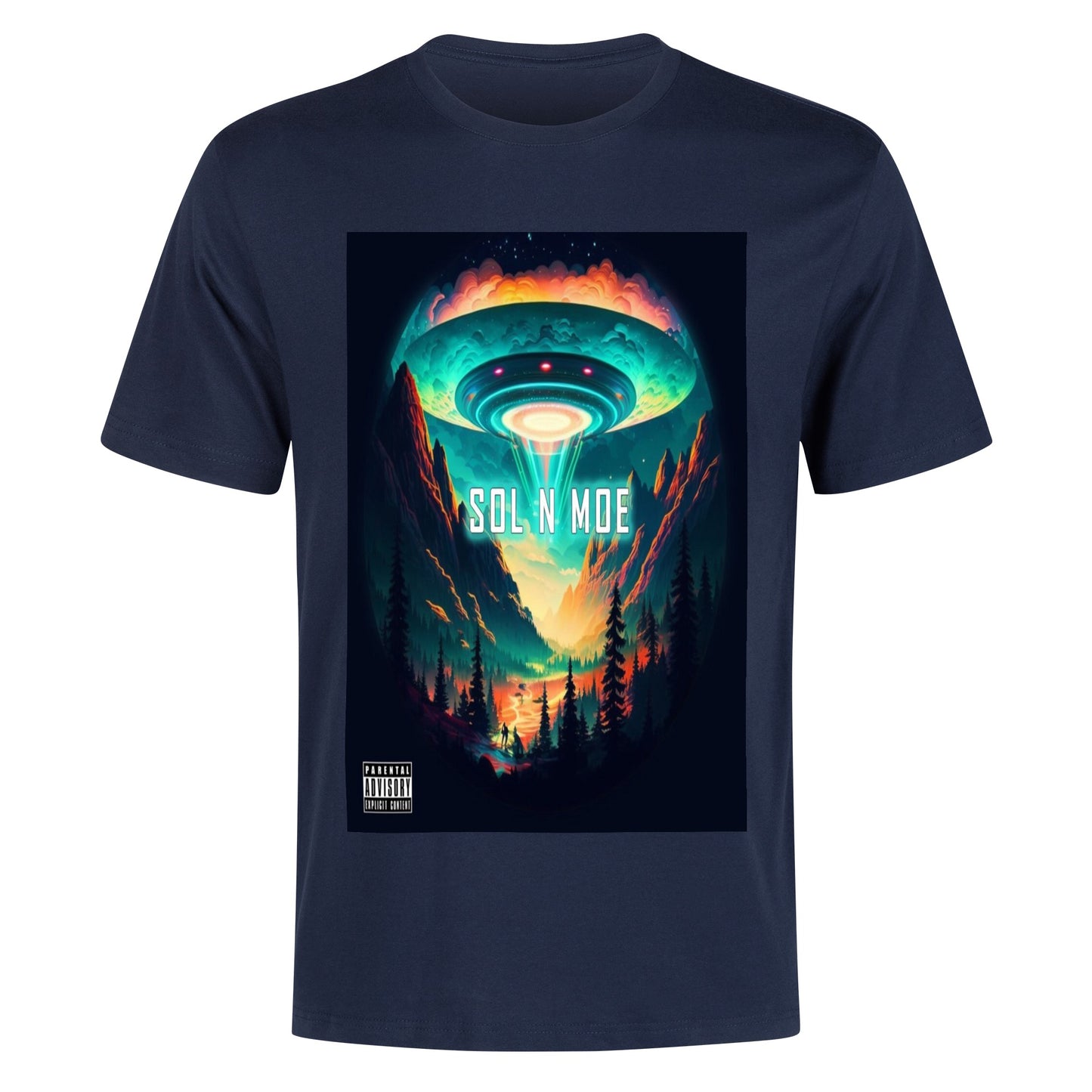 Sol n Moe-Cotton Front Back Printing T Shirt