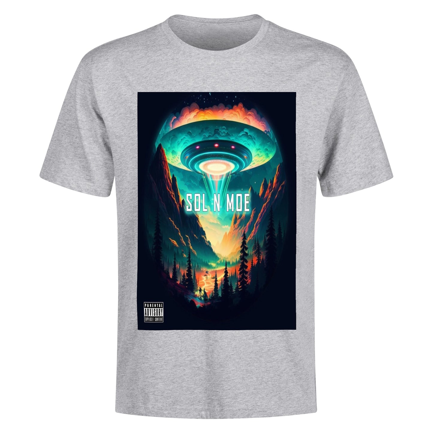Sol n Moe-Cotton Front Back Printing T Shirt