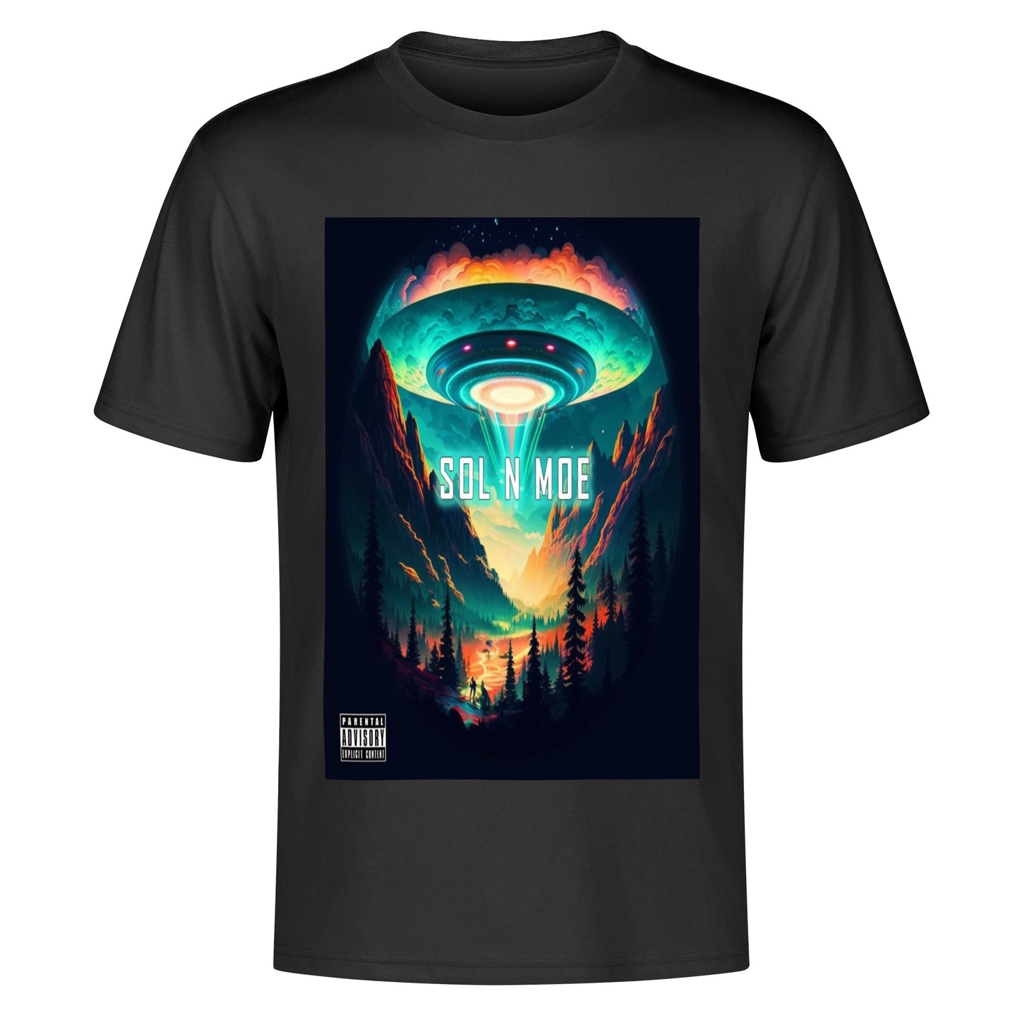 Sol n Moe-Cotton Front Back Printing T Shirt
