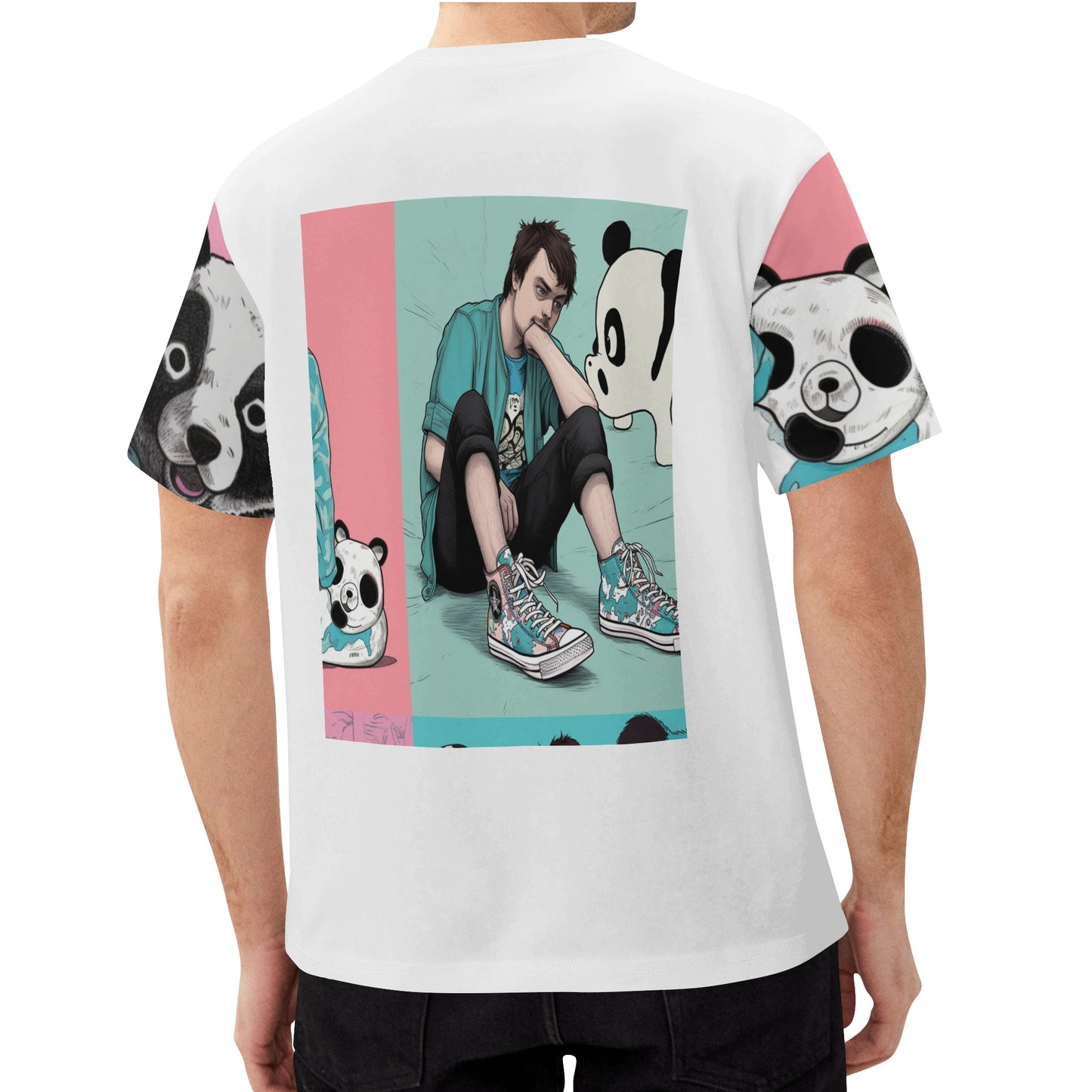 Cody Men's All Over Print Short Sleeve T-Shirt
