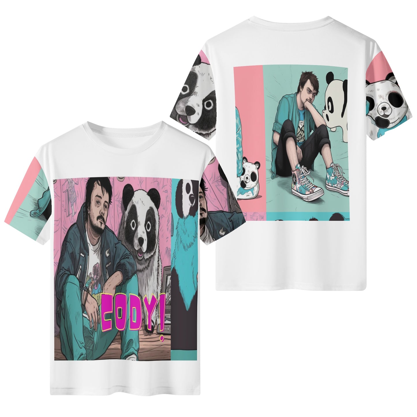 Cody Men's All Over Print Short Sleeve T-Shirt