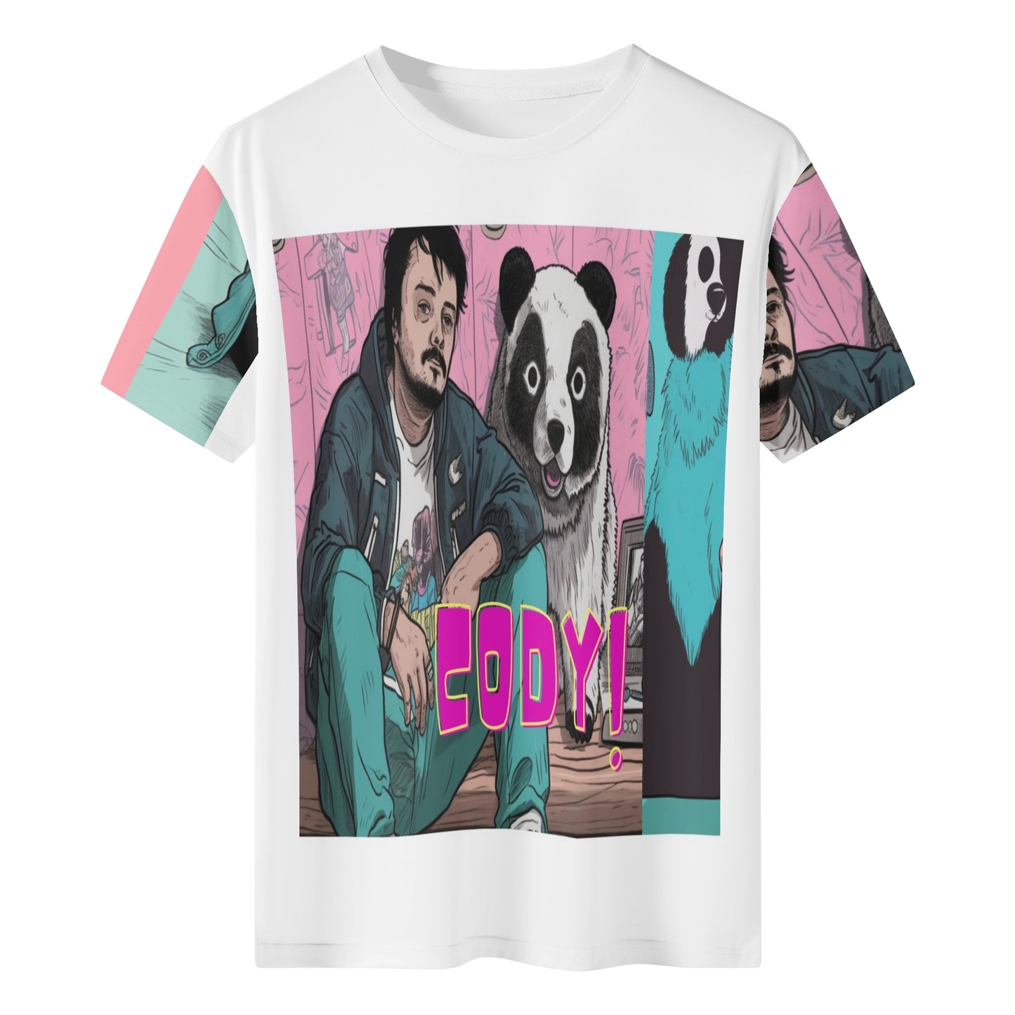 Cody Men's All Over Print Short Sleeve T-Shirt