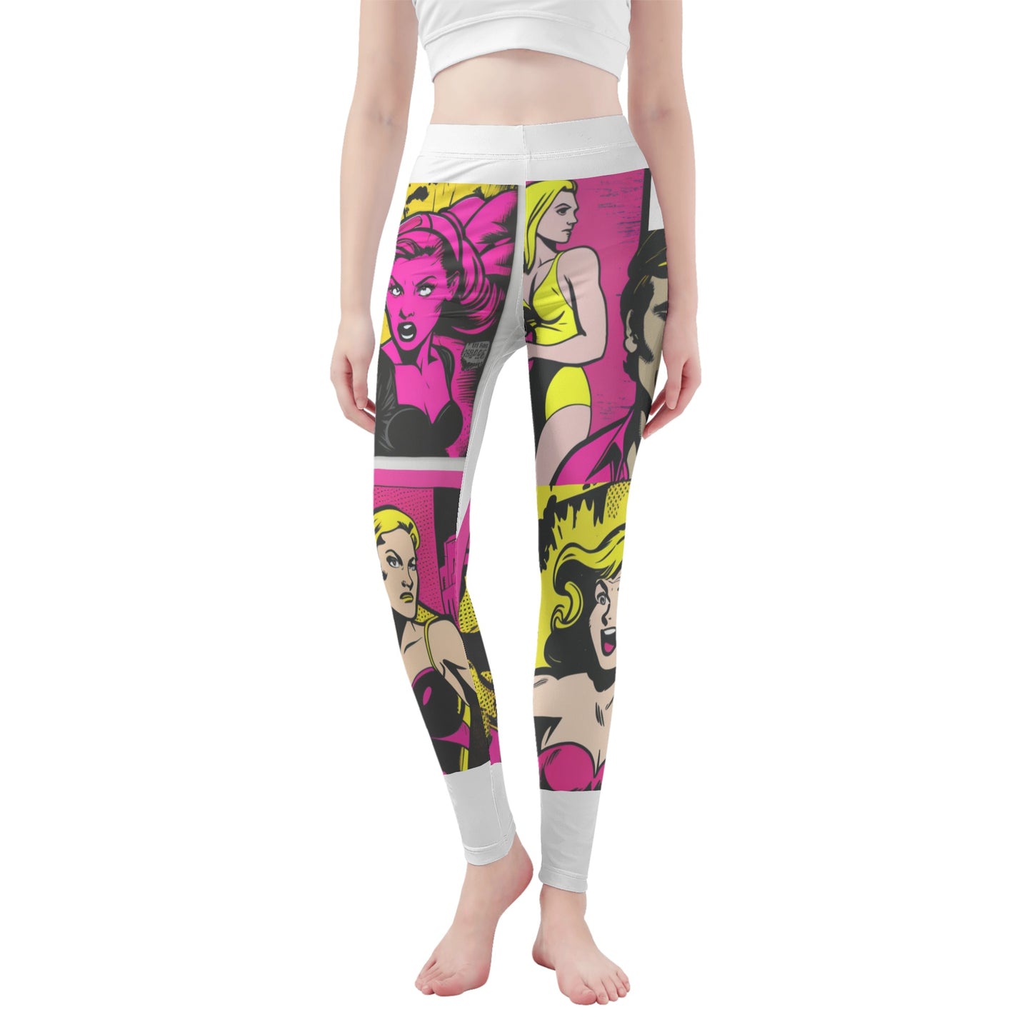 'Sandy Yellow ' Women's Leggings