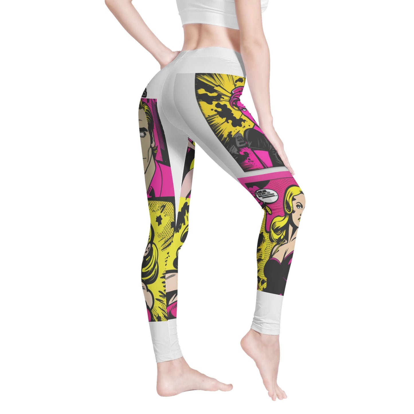 'Sandy Yellow ' Women's Leggings