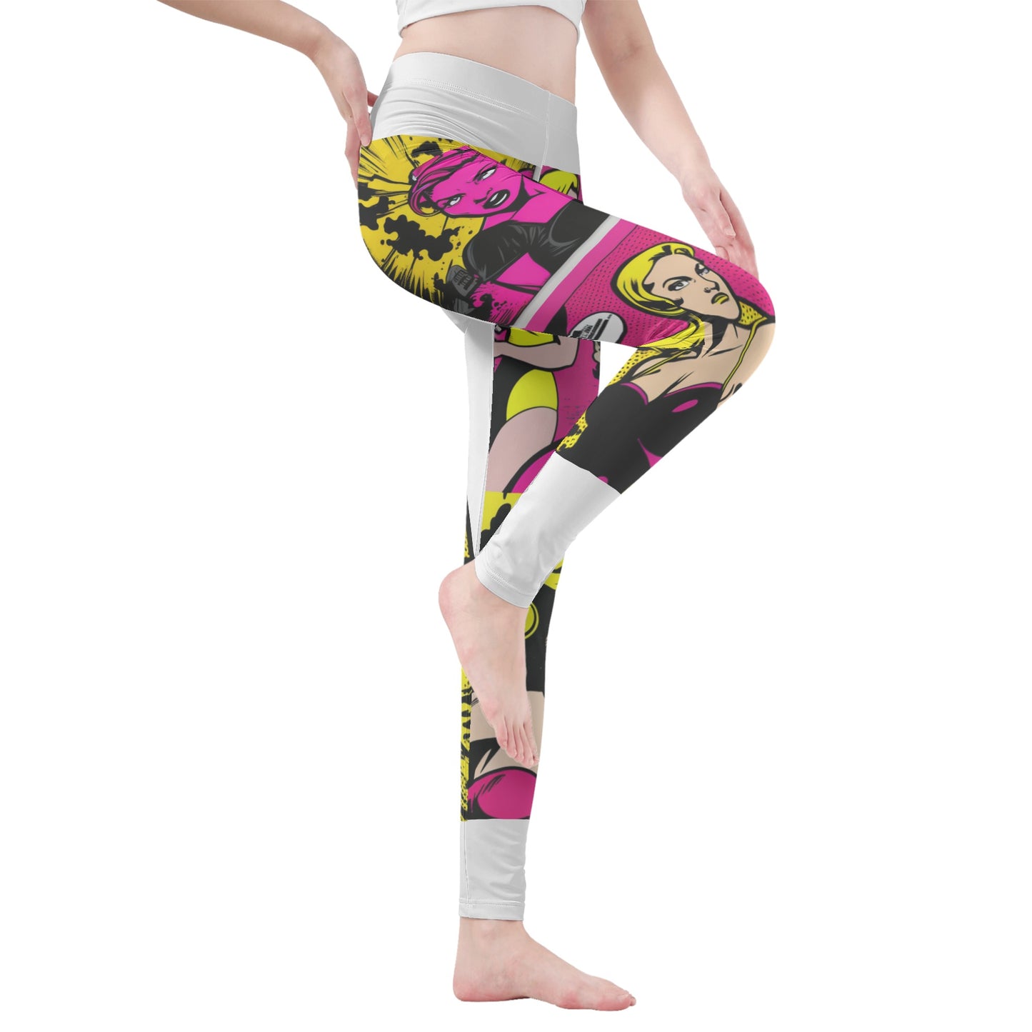 'Sandy Yellow ' Women's Leggings