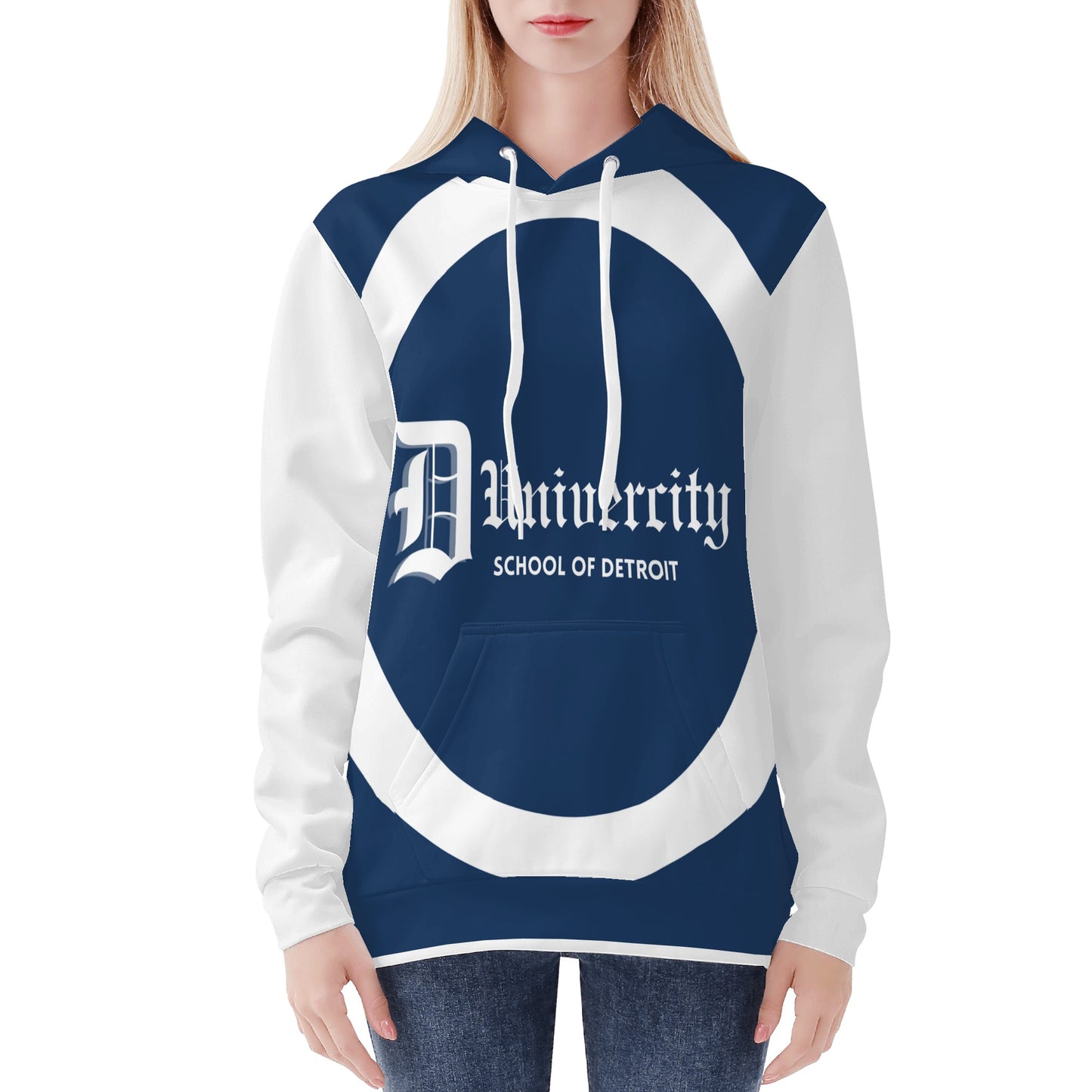 D Univercity Women's All Over Print Hoodie