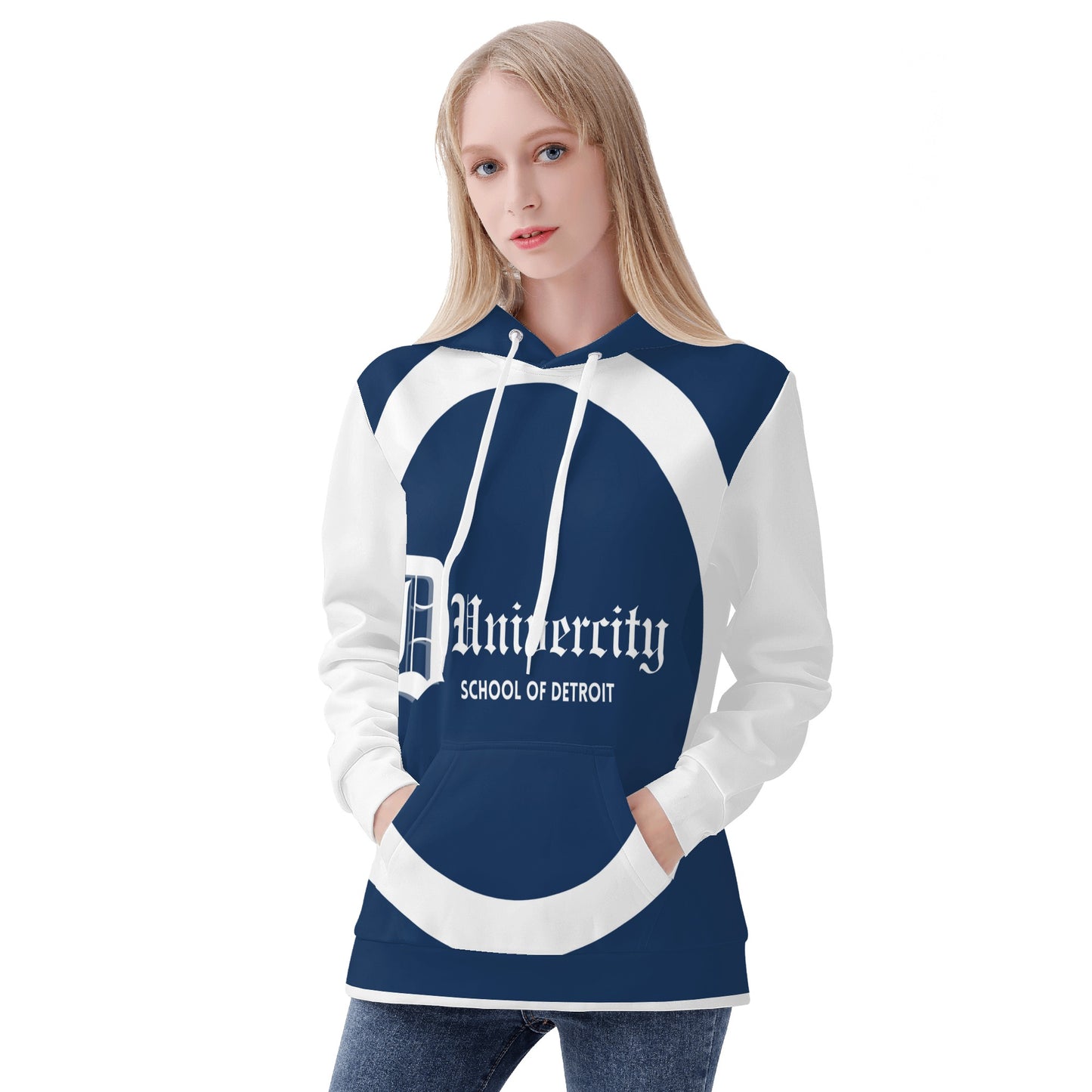 D Univercity Women's All Over Print Hoodie