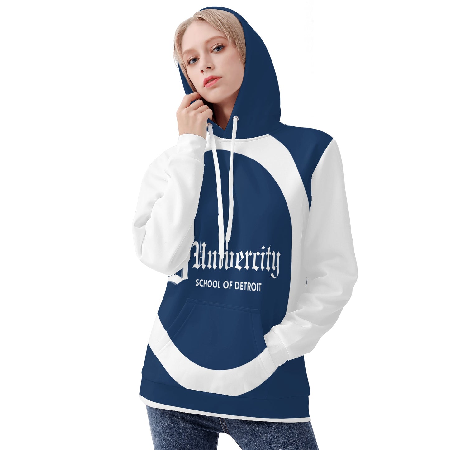 D Univercity Women's All Over Print Hoodie