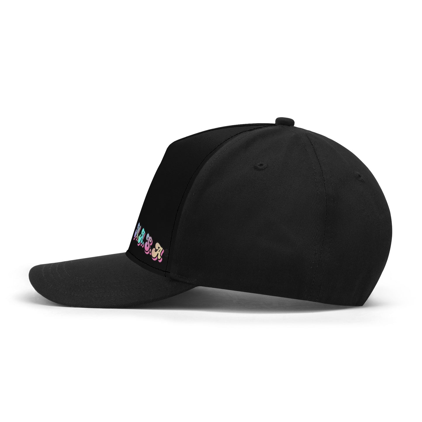 Blk M.A.S.A Front Printing Casual Baseball Caps