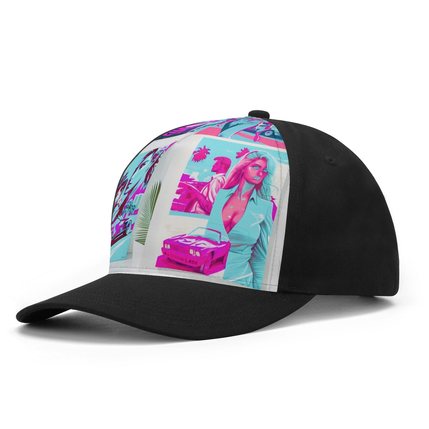 Vice City Front Printing Casual Baseball Caps