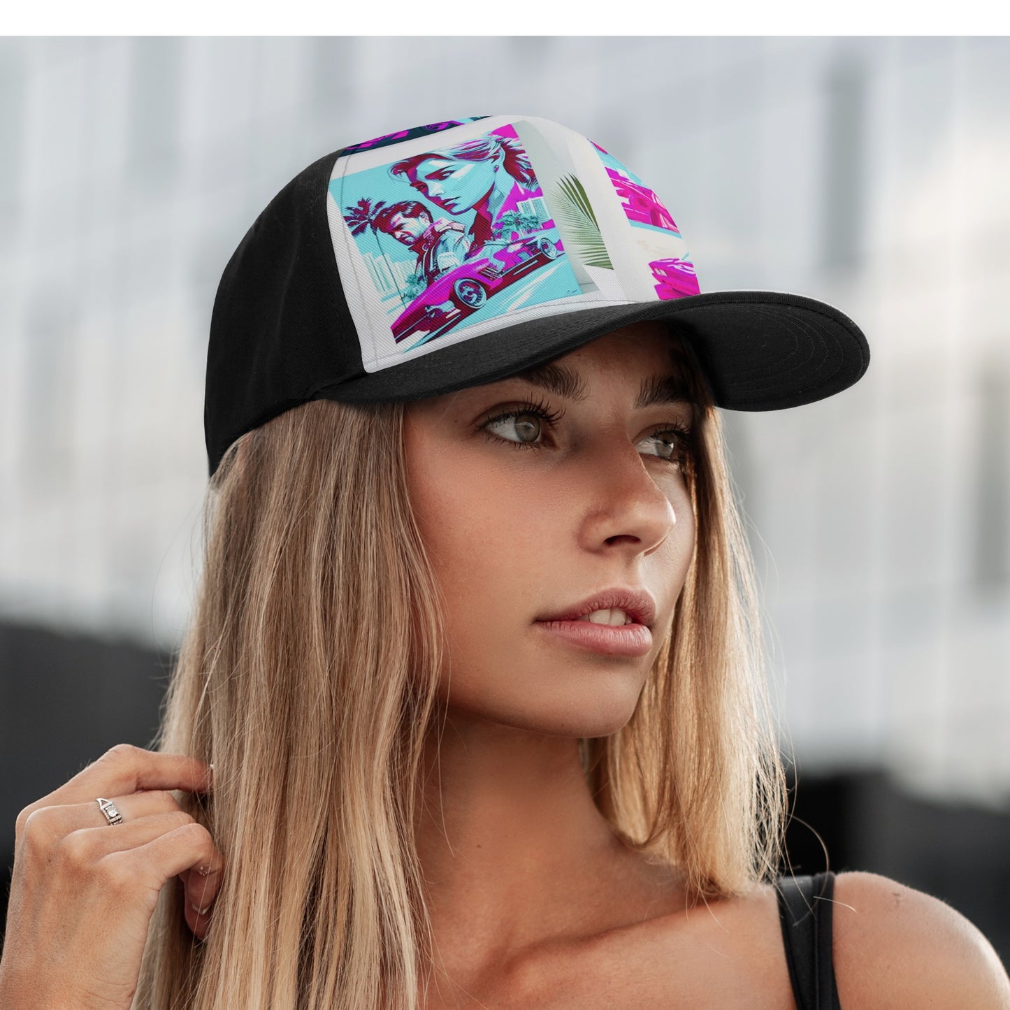 Vice City Front Printing Casual Baseball Caps