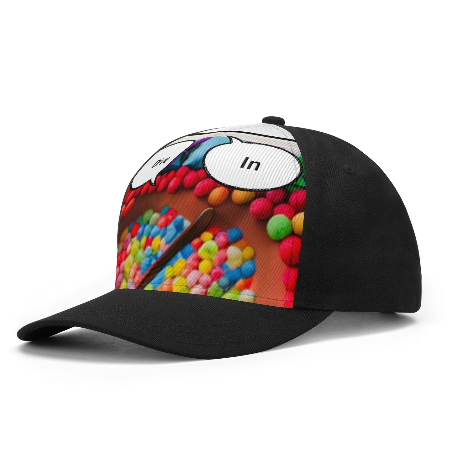 Dive in Front Printing Casual Baseball Caps